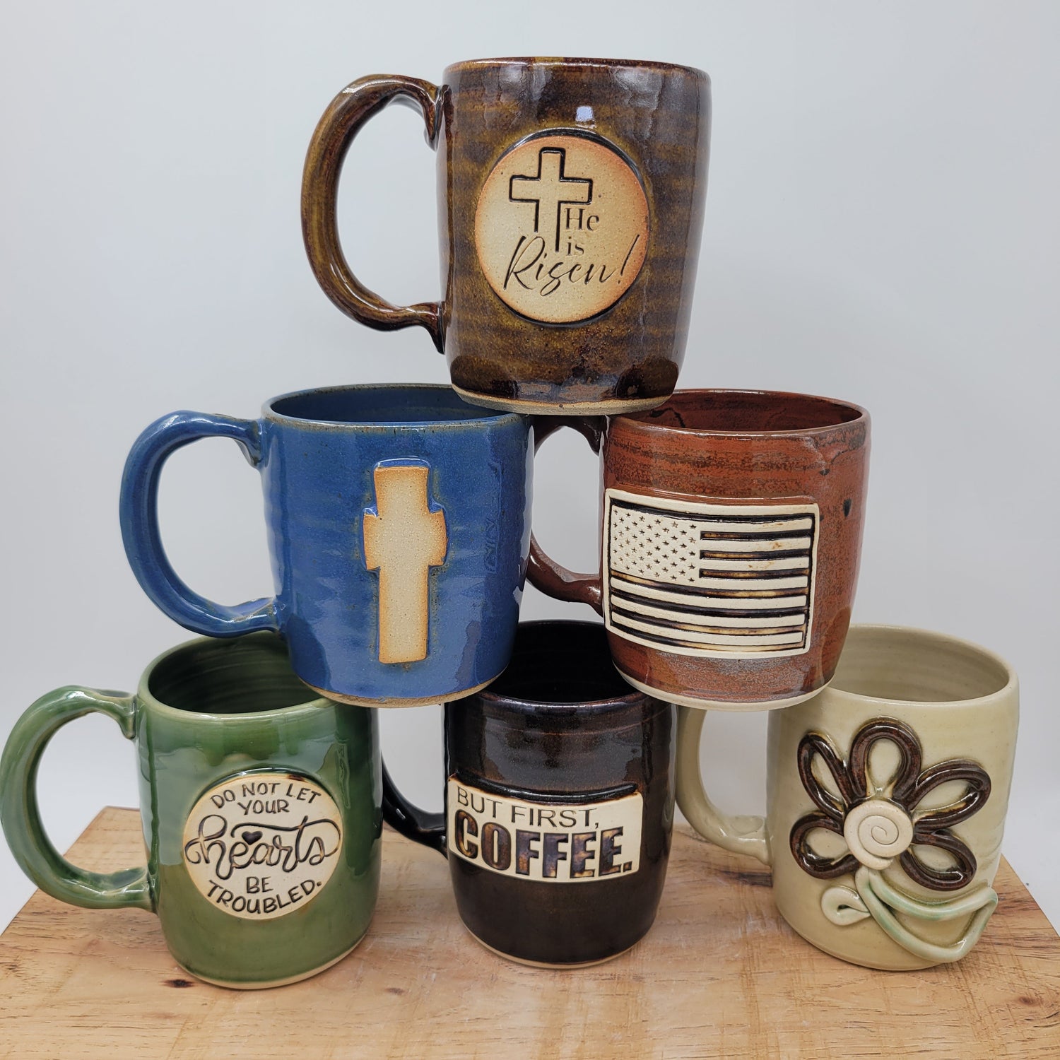 Stamped & Embellished Mugs