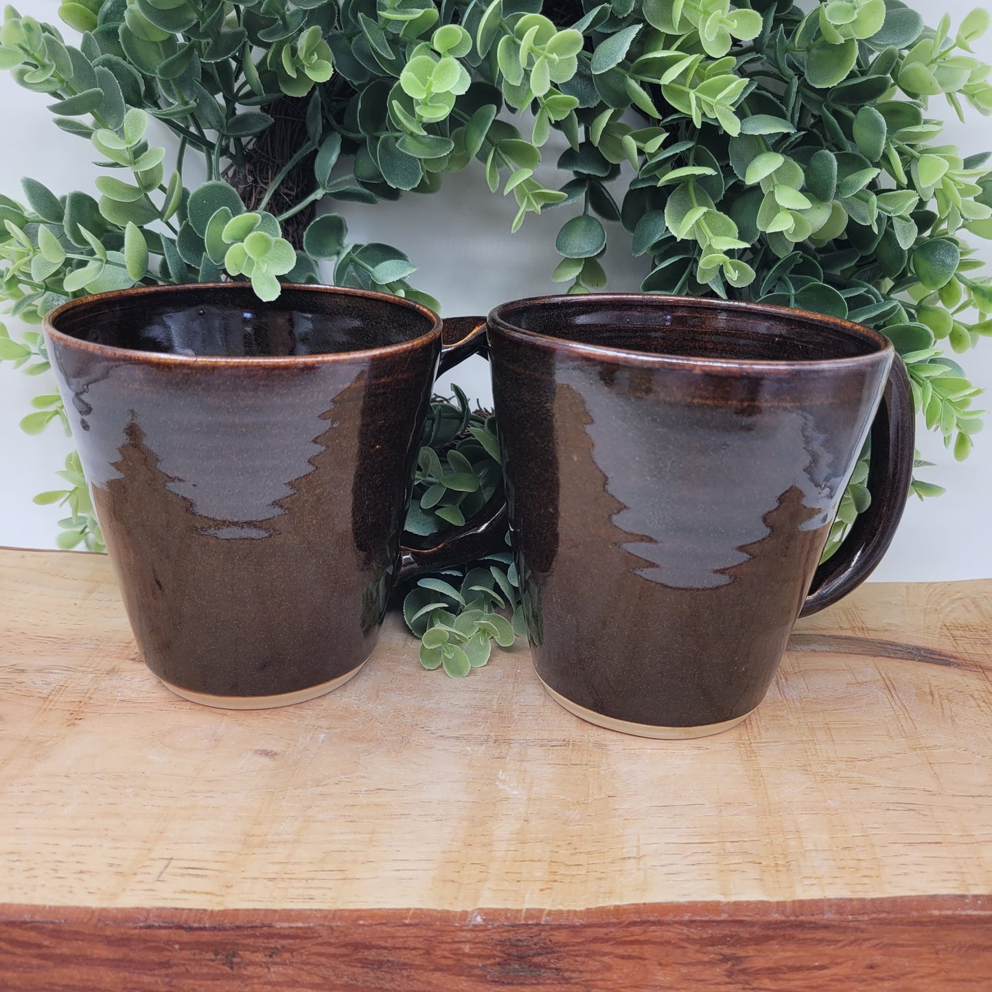 Mr. and Mrs. Set of Mugs | Couples Coffee Cup Pair | Black | 14 - 16 Ounces