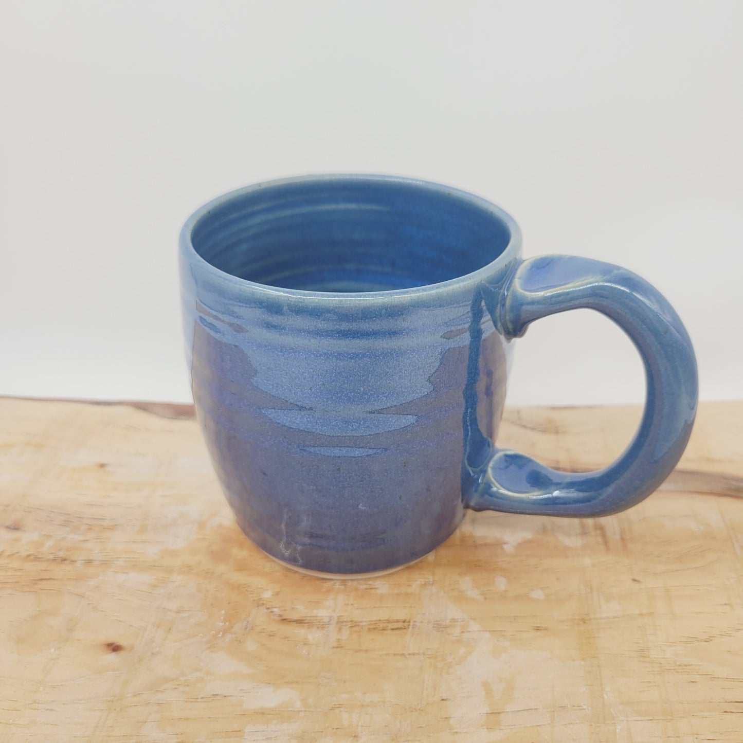 Texas Coffee Cup | State of Texas Stamped Mug | Blue Ceramic Handmade Stoneware Pottery | Homecoming Moving Away Gifts
