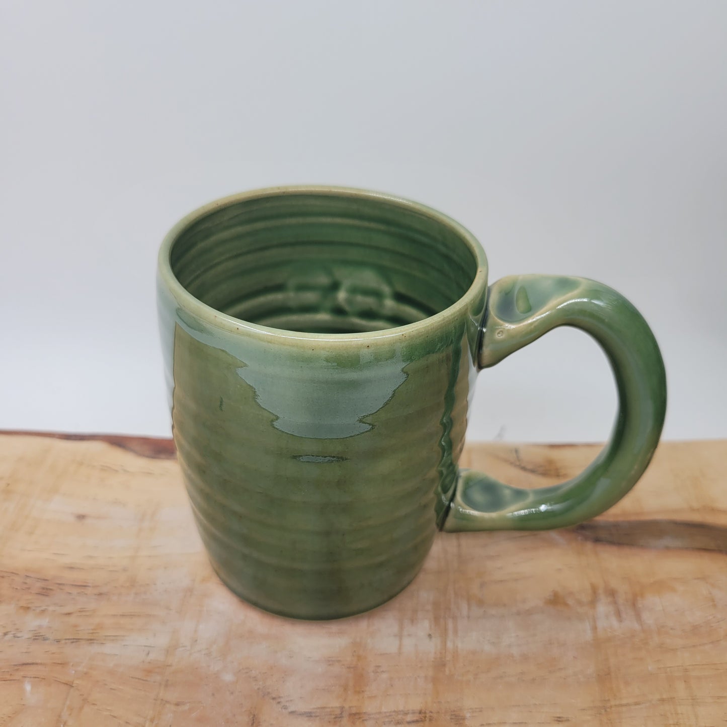 Handmade Pottery Face Mug | Funny Coffee Cup | Microwave Dishwasher Safe Stoneware | Hand Thrown