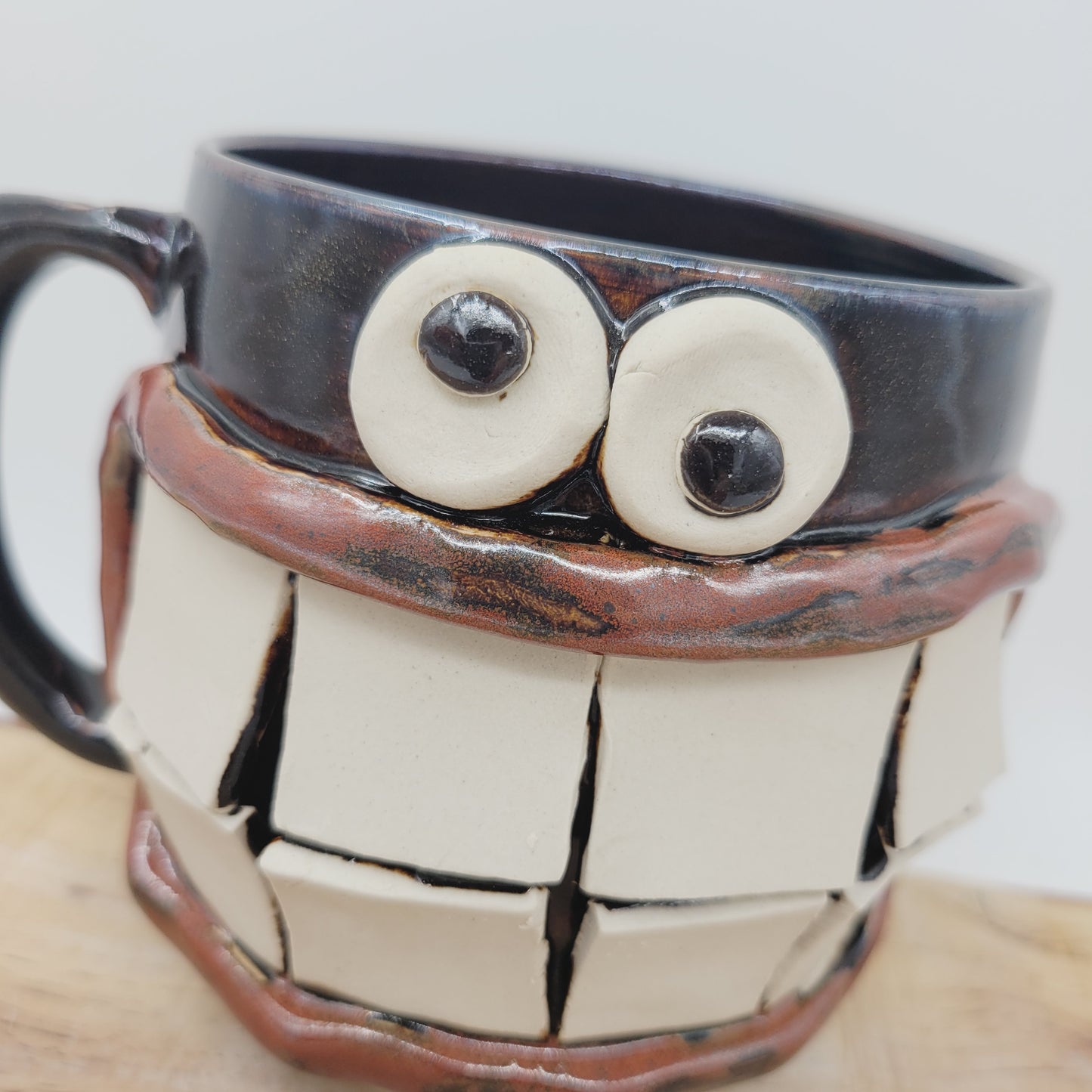 Coffee Addict | Nelson Studio Ug Chug Face Mug | Extra Large 24 Ounces