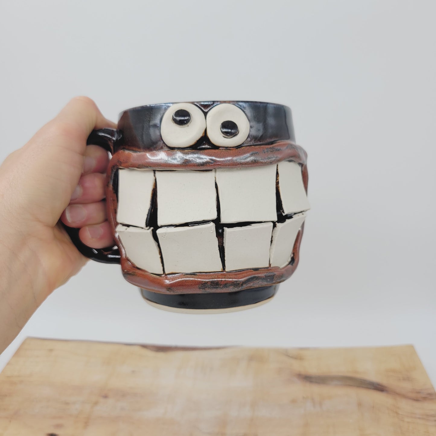 Coffee Addict | Nelson Studio Ug Chug Face Mug | Extra Large 24 Ounces