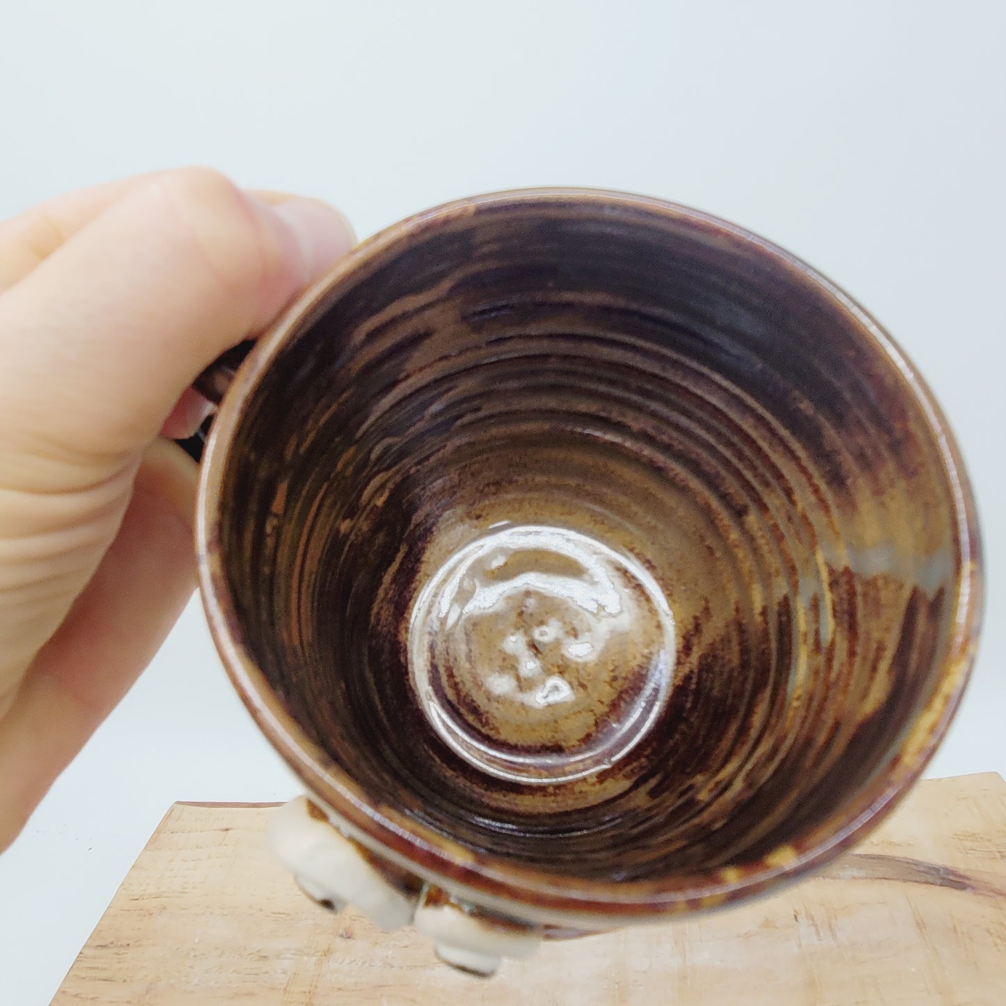 Nurse Coffee Cup | Funny RN Face Mug | Nelson Studio Ug Chug | Rusty Brown