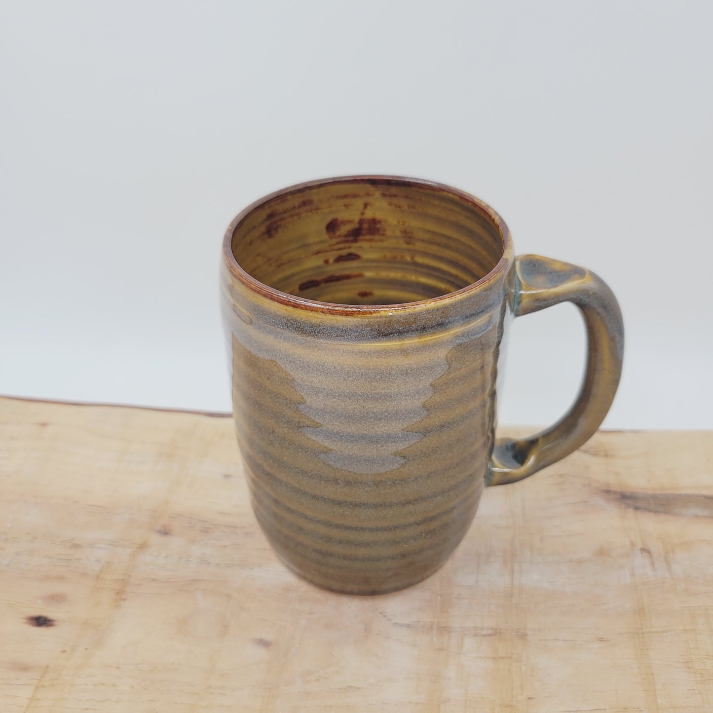 Honey-Do To-Do List Face Mug | His Coffee Cups | Large 20 Oz Rusty Brown Stoneware Pottery