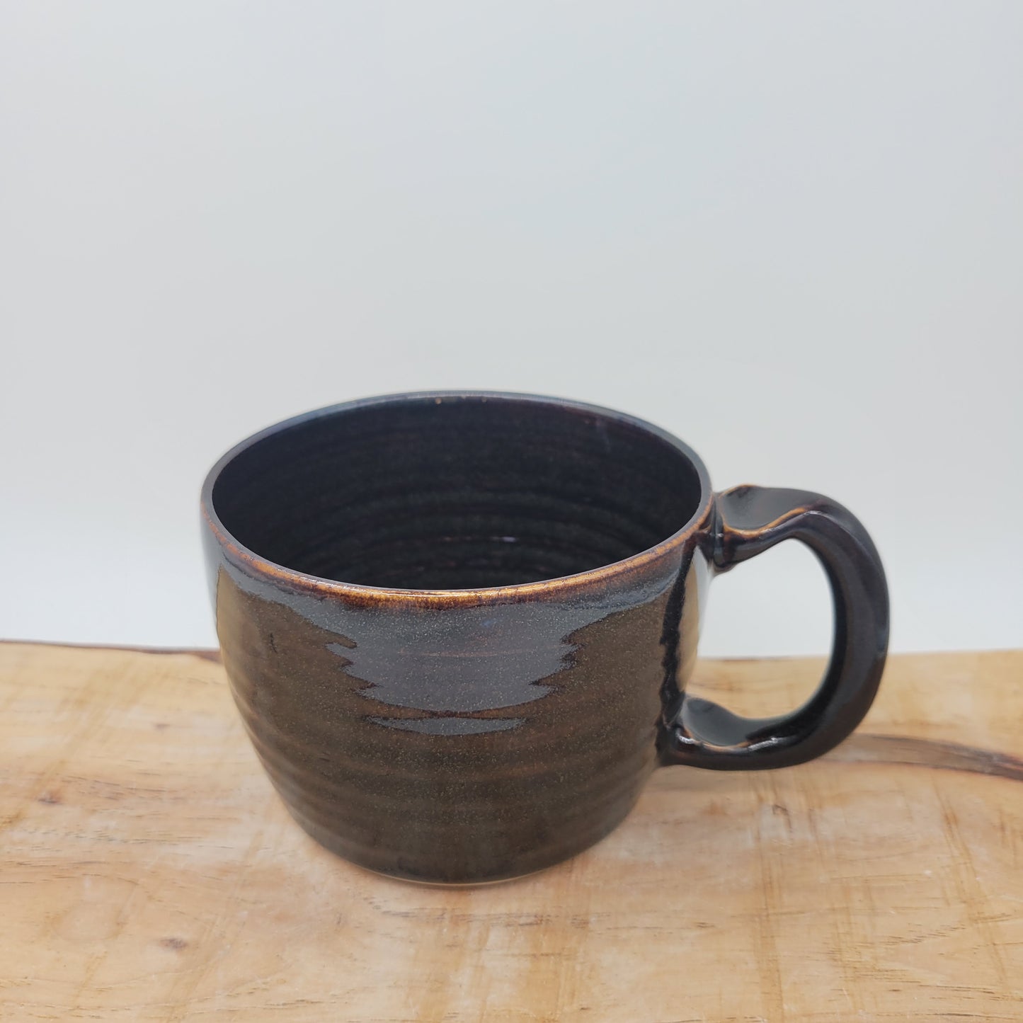 Monster Soup Mug | Doughnut Lover Soup Bowl | Funny Creature Chili Crock | Black