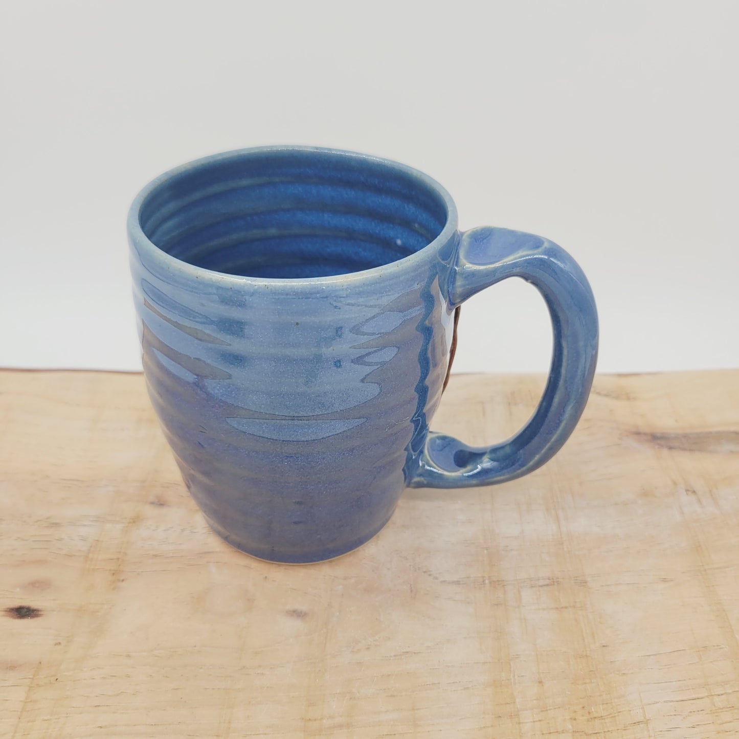 Not a Morning Person Coffee Cup | Funny Face Mug | Nelson Studio Ug Chug | 16 Ounces | Blue