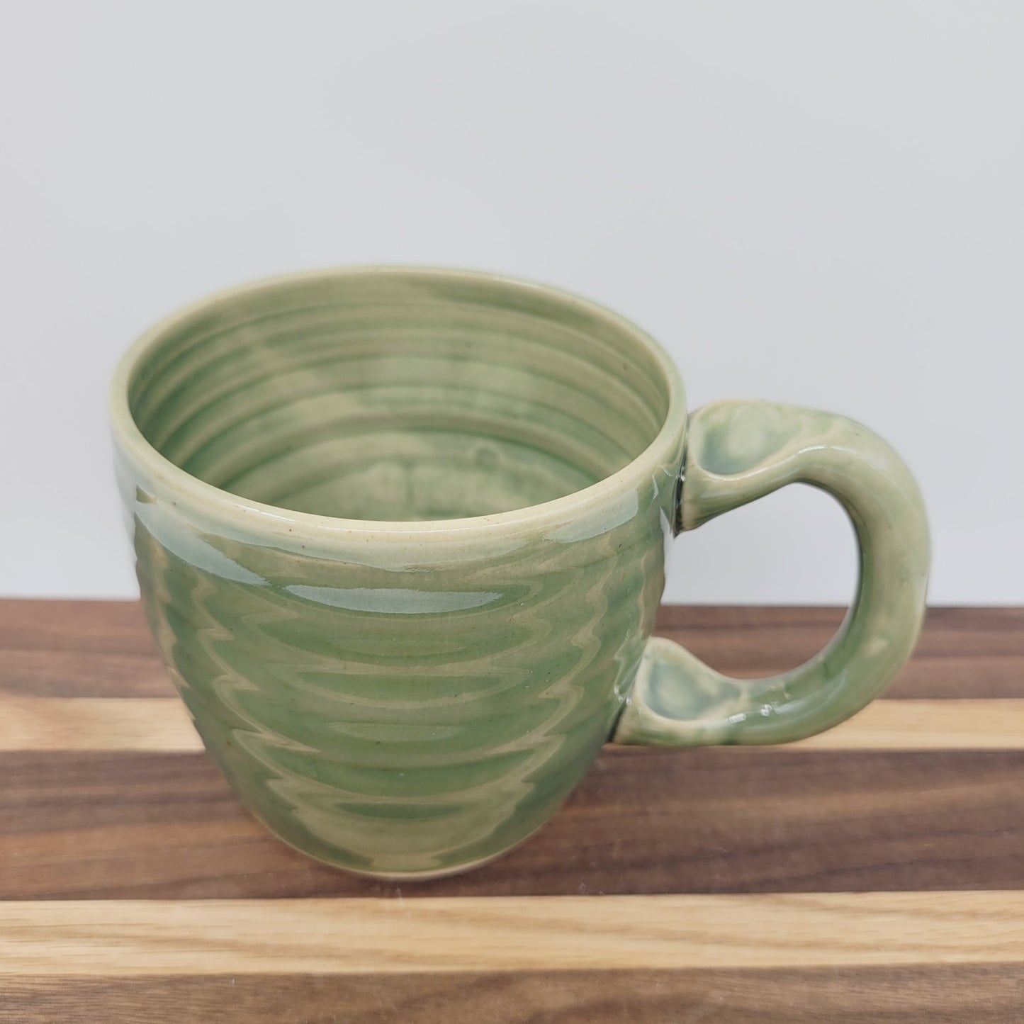 Handmade Pottery Face Mug | Funny Coffee Cup | Microwave Dishwasher Safe Stoneware | Hand Thrown