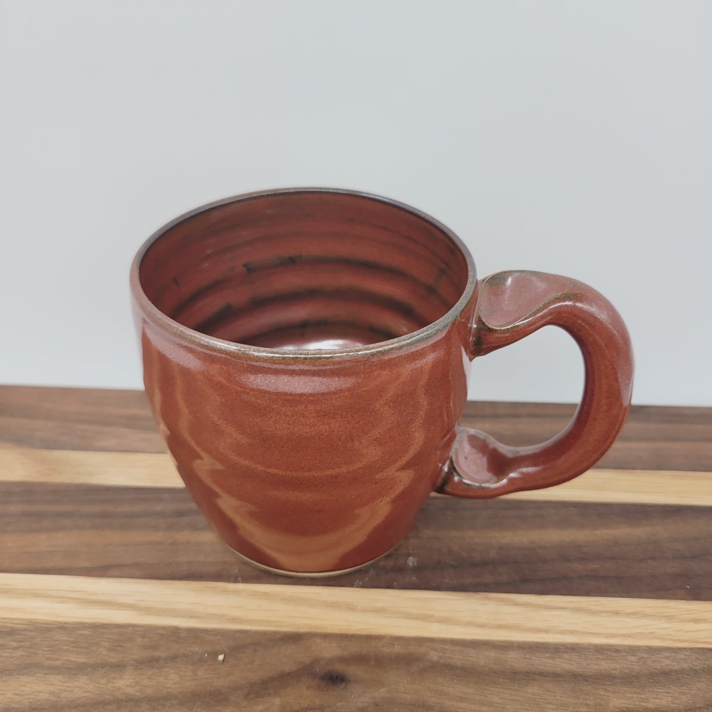 Cat Lover Mug | Nelson Studio Ug Chug | Funny Feline Coffee Cup | Rustic Red