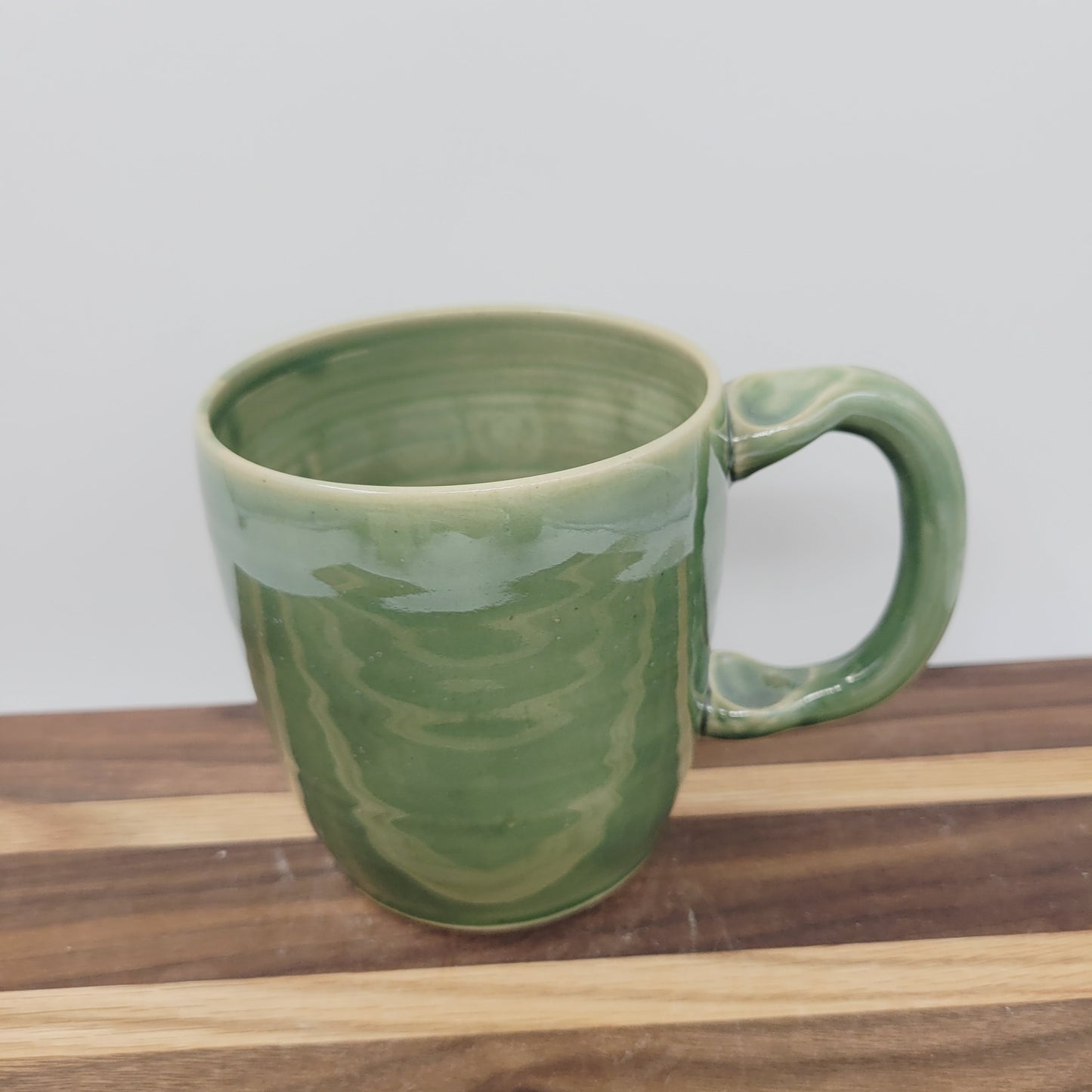 Cow Face Mug | Farm Life Coffee Cups | Bull with Horns | Country Homesteaders | Green