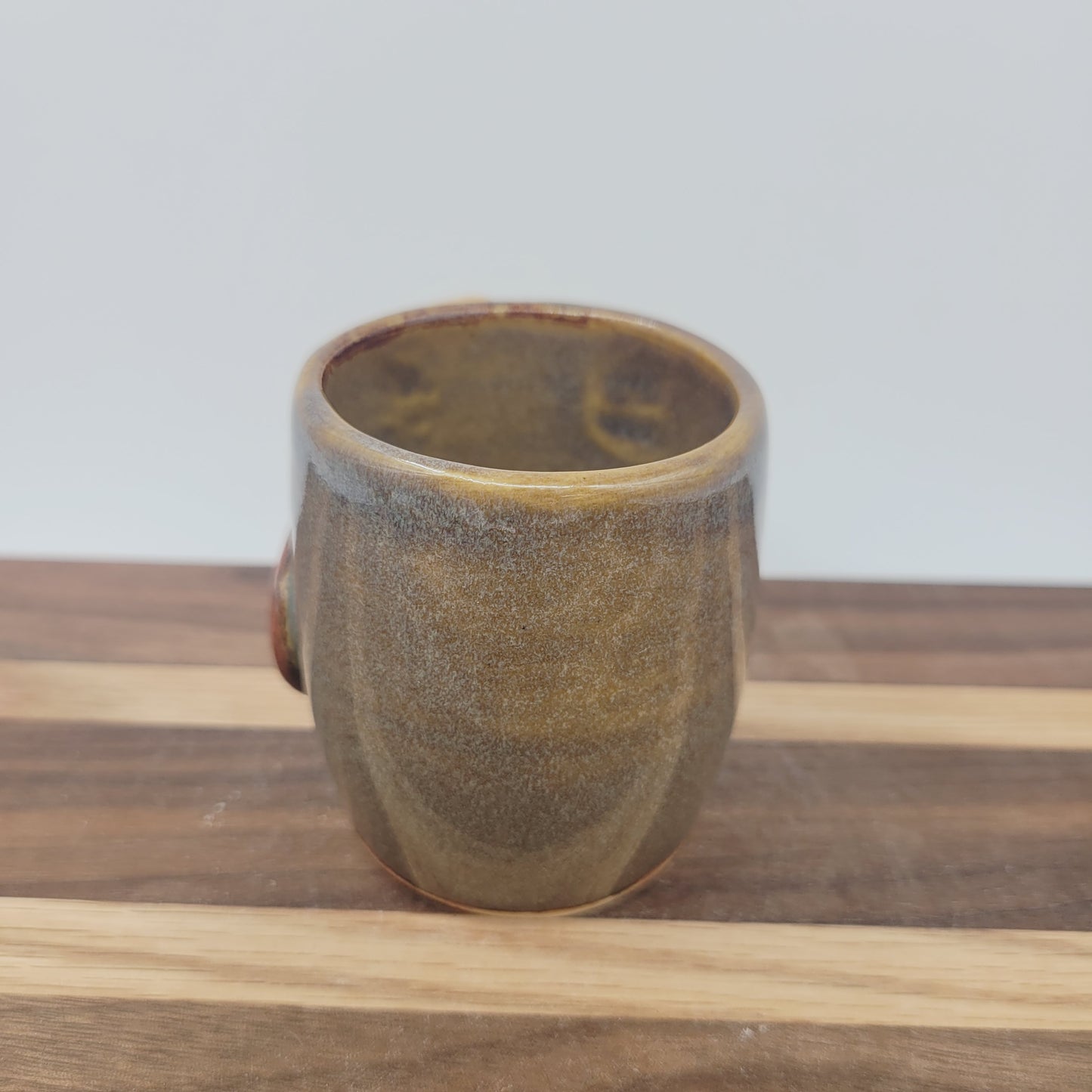 Handmade Stoneware Toothpick Holder | Rusty Brown | Funny Baking Accessory