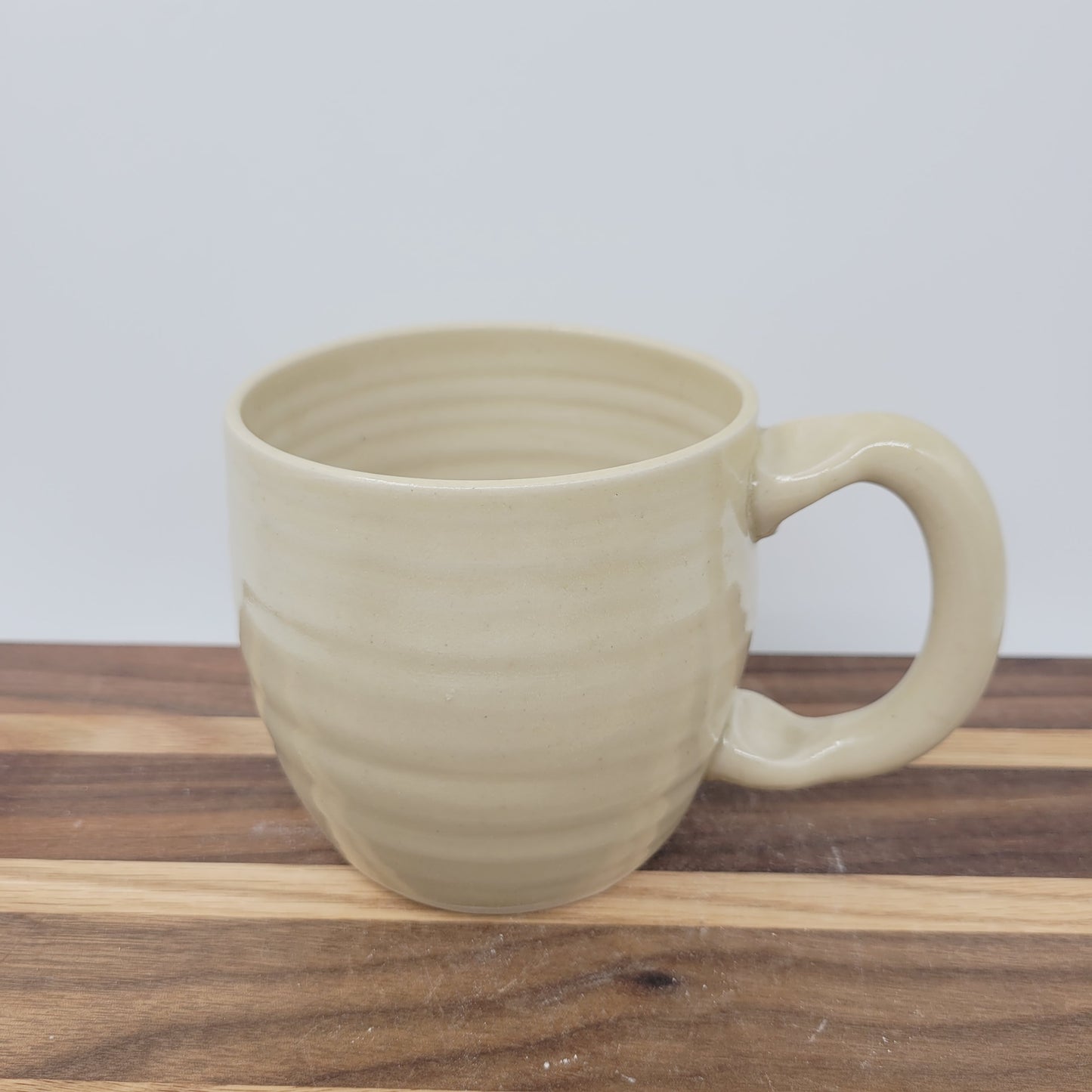 Gigi Mug | Handmade Stoneware Pottery | Creamy White