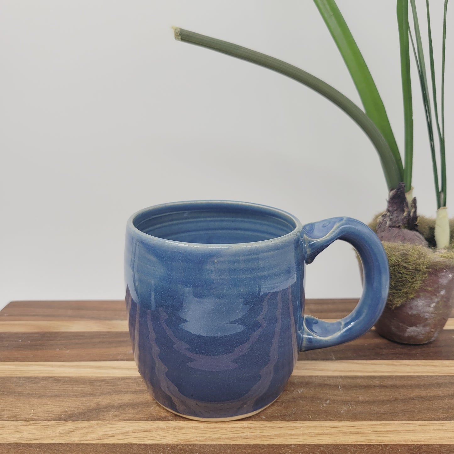 Do Not Let Your Hearts Be Troubled | Comforting Christian Coffee Cup | Bible Verse Mugs | Stoneware Pottery | Blue