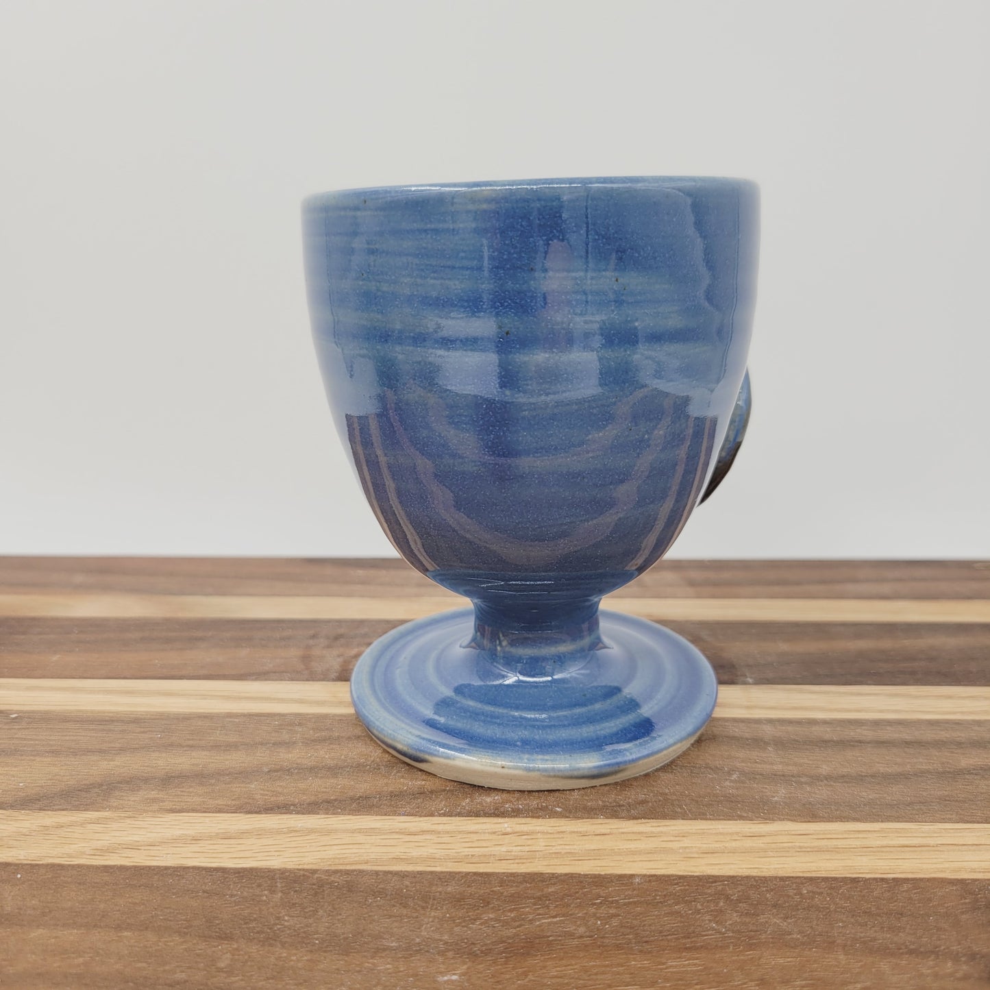 Woman's Wine Glass | Handmade Ceramic Short-stemmed Face Goblet | Weekend Relaxing Gift
