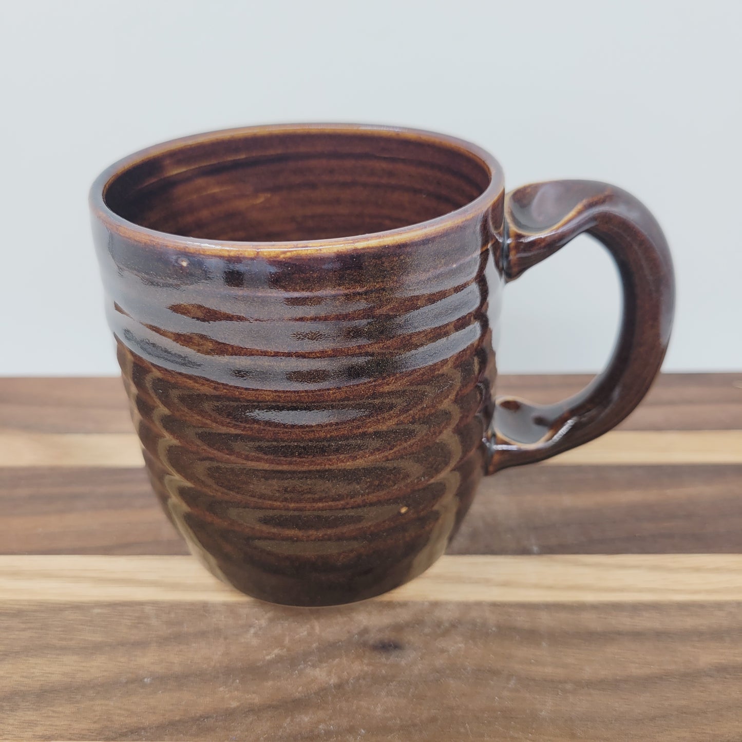 Nanny Mug | Handmade Stoneware Pottery Coffee Cup | Flower-themed Gifts for Grandma