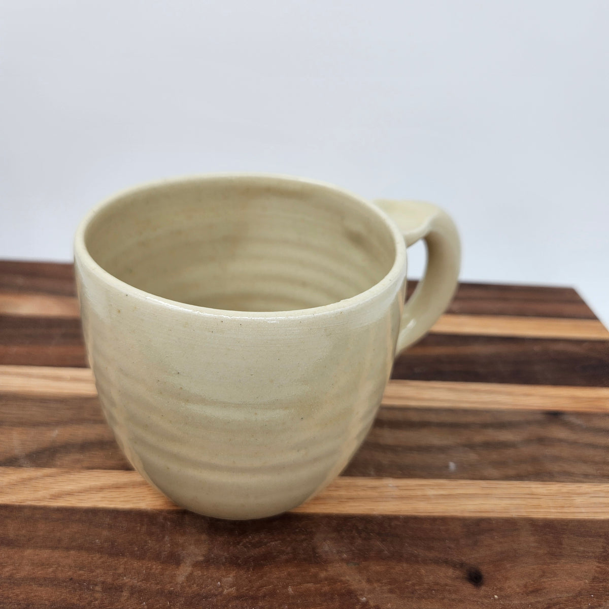 Funny Man Father Mug | Dad Bod No Excuses Workout Guy | Large Coffee Cups for Him | Stoneware Clay Pottery