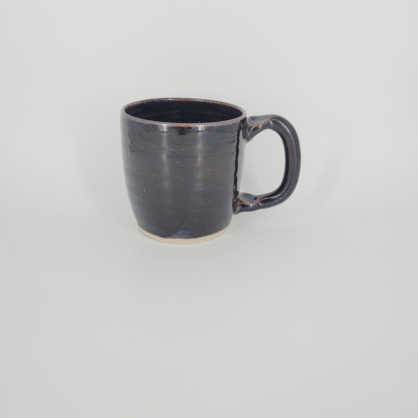 UG CHUG Face Mug | Stoneware Pottery Coffee Cup | Large | Chocolate Brown