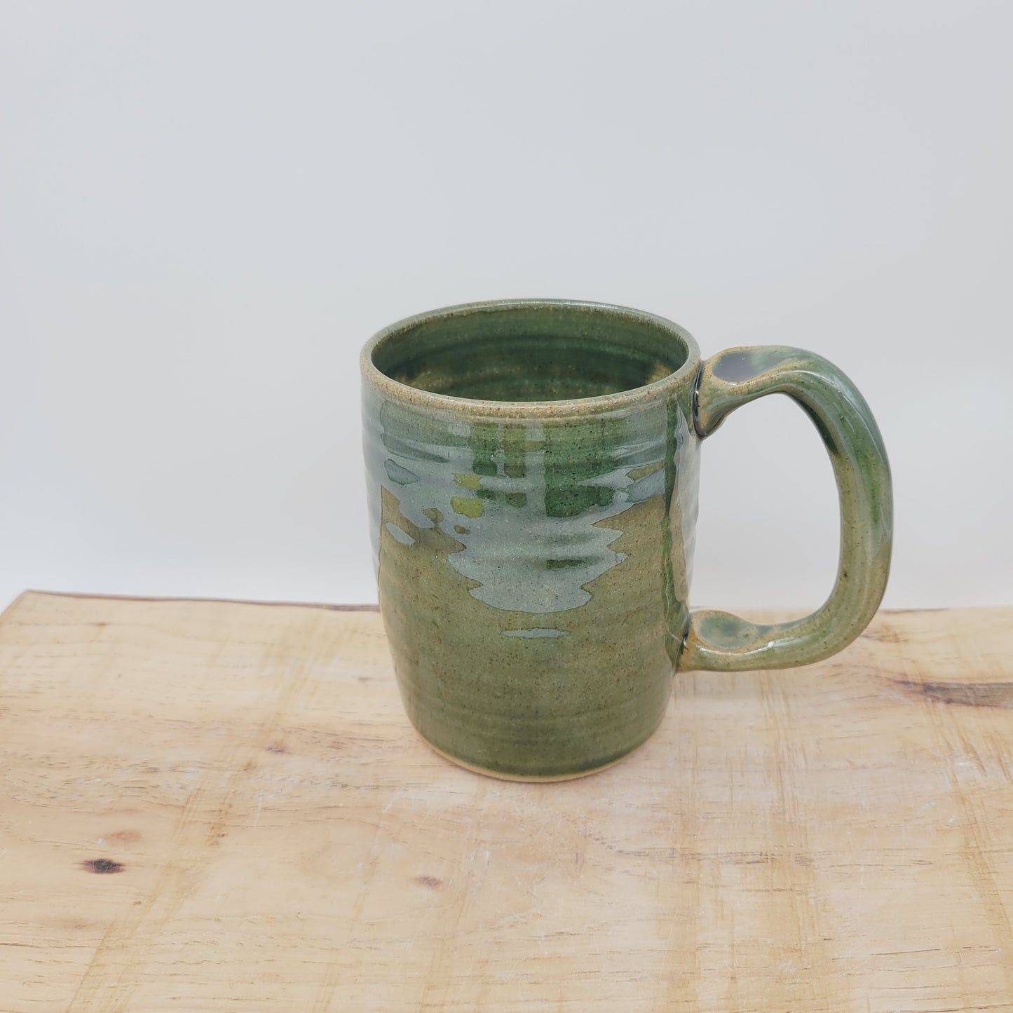 Flower Mug | Spring Summer Coffee Cup | Nature Lover Pottery Gift |Nelson Studio | Green