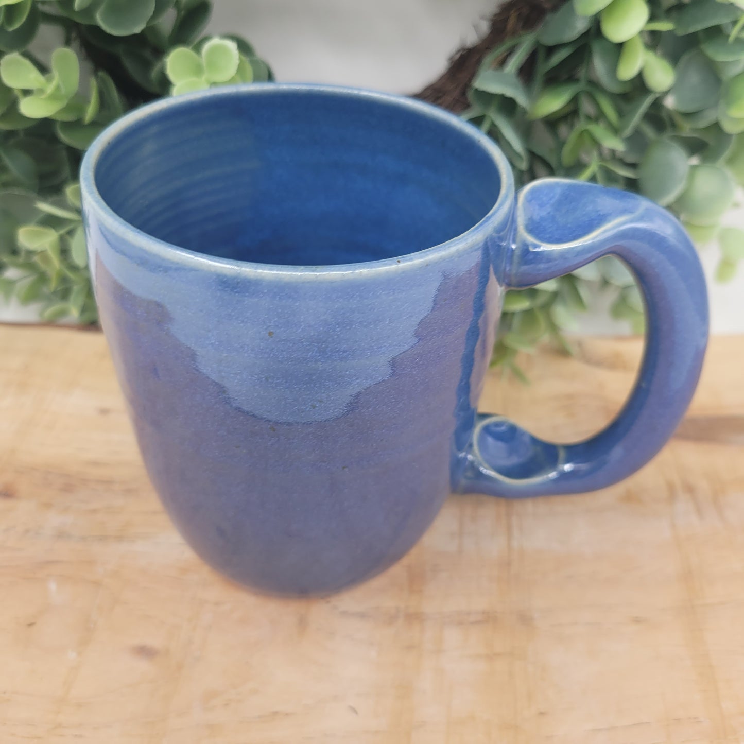 Wishin I Was Fishin Mug | Father's Day Gifts | Lake Sayings Coffee Cup | Fishing Mug | Blue | 12 Ounces