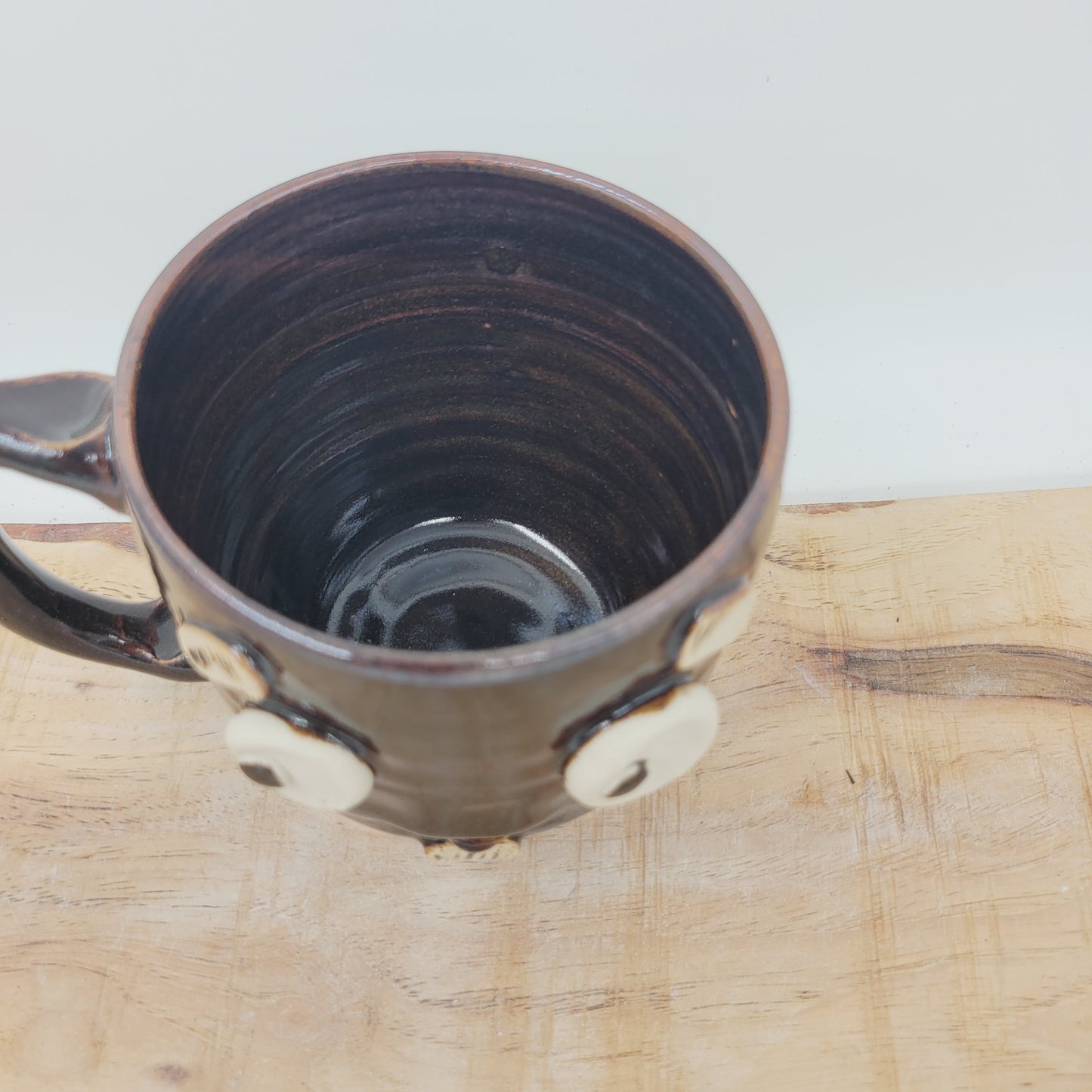 Quiet Man Mug | Pottery Coffee Cups | Funny Smiley Face | Unique Handmade Nelson Studio Ug Chug