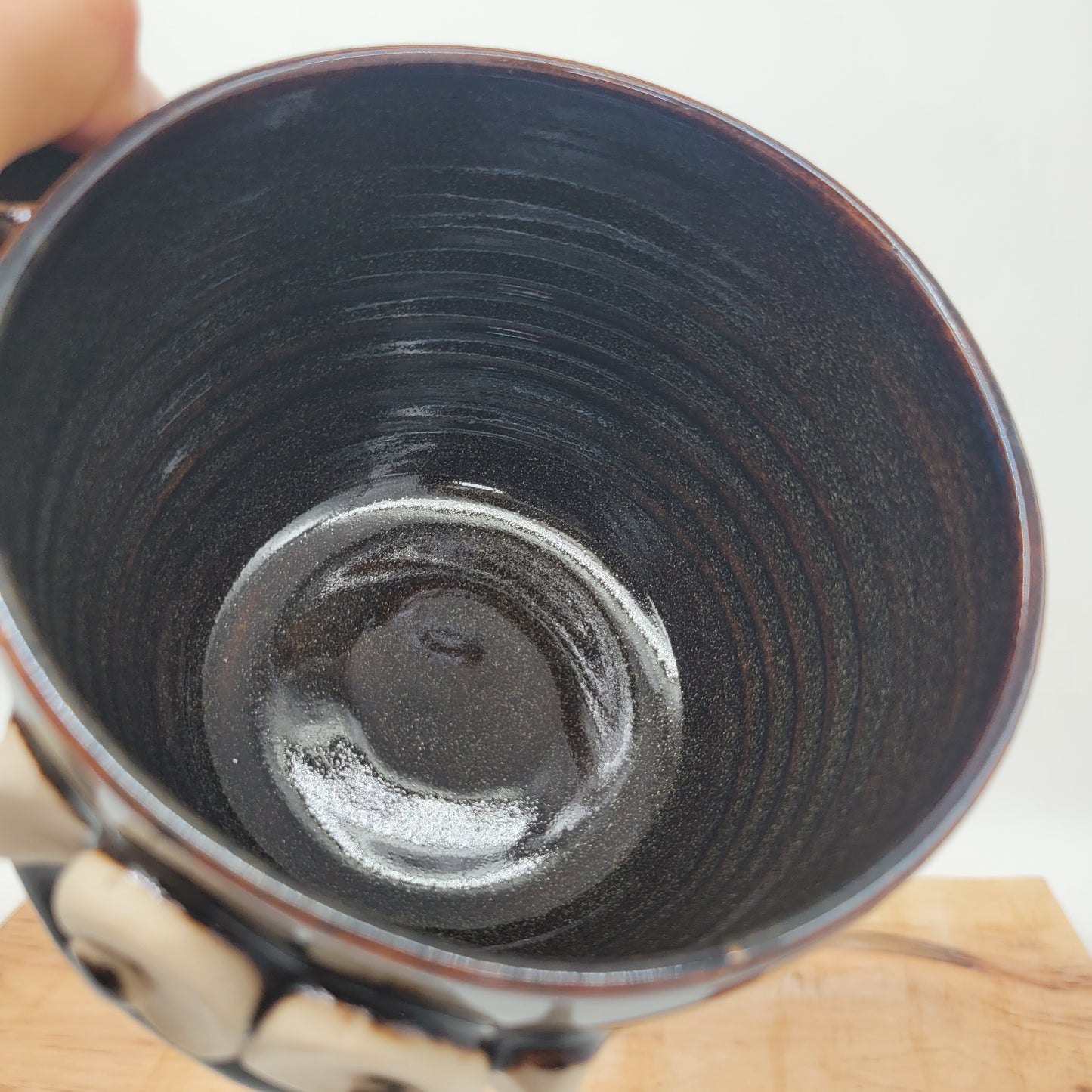 Monster Soup Mug | Doughnut Lover Soup Bowl | Funny Creature Chili Crock | Black