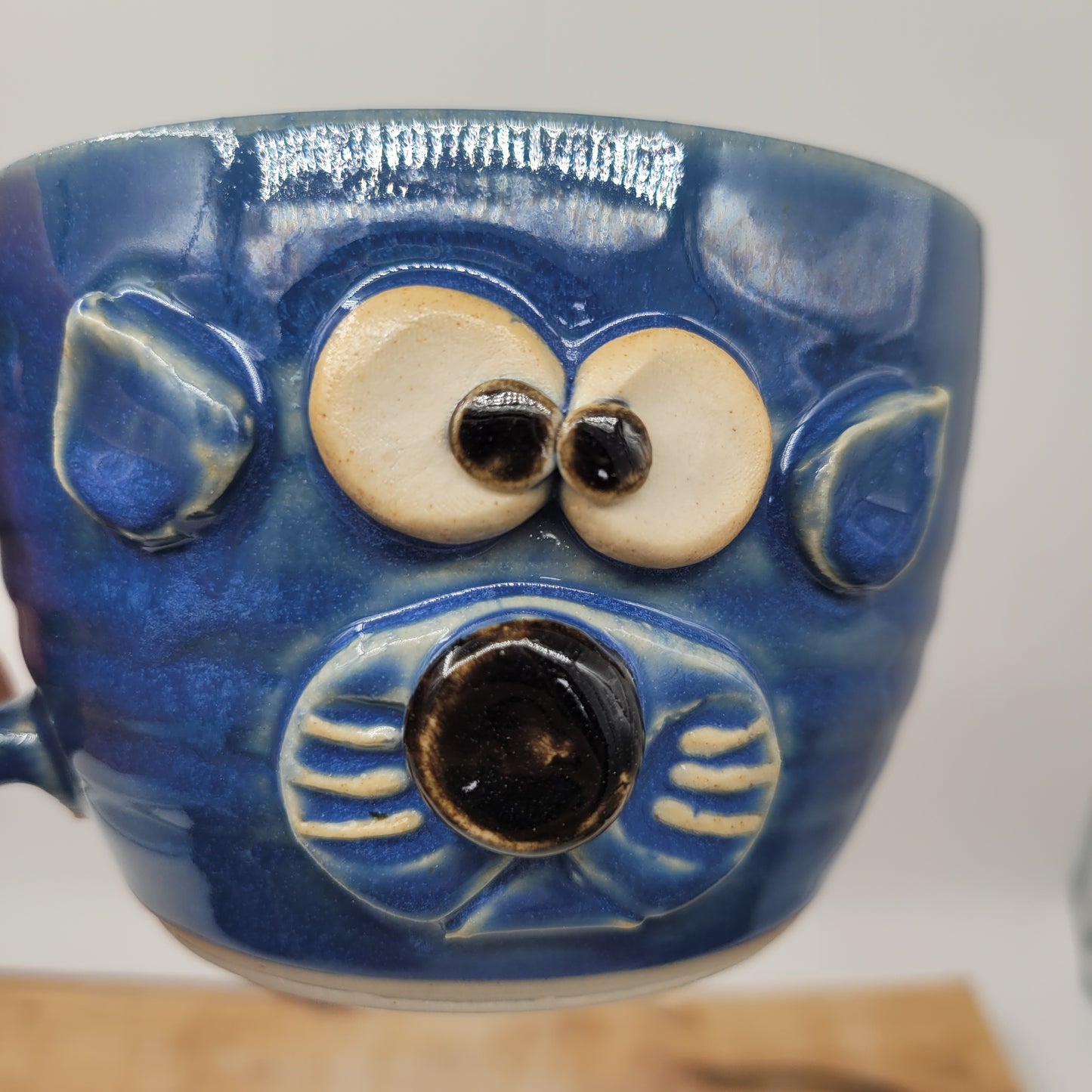 PRINCESS Kitty Cat Soup Mug | Funny Cat Lover Owner Bowl with Handle | Groomer Vet Gifts | Face Pottery Nelson Studio
