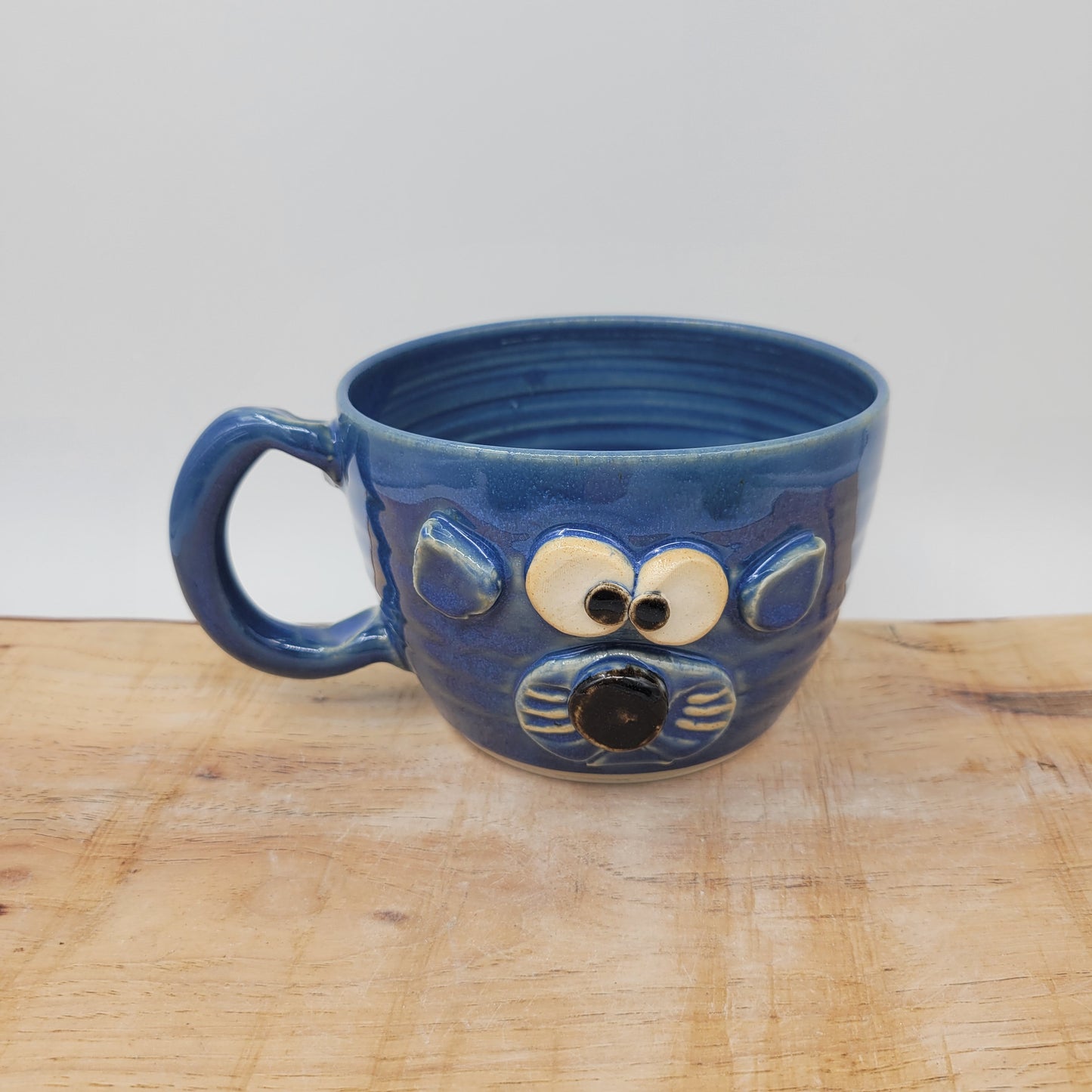 PRINCESS Kitty Cat Soup Mug | Funny Cat Lover Owner Bowl with Handle | Groomer Vet Gifts | Face Pottery Nelson Studio