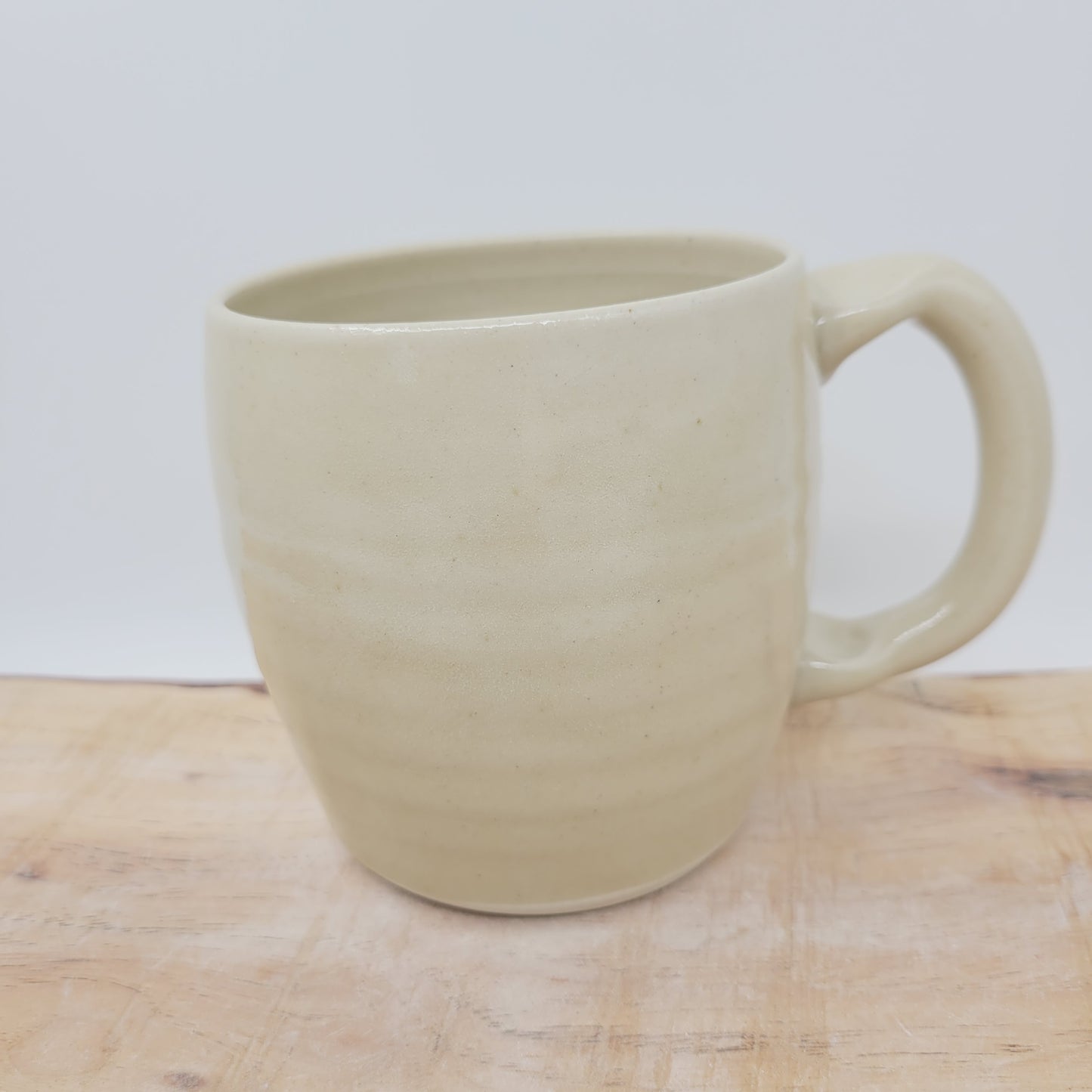 Christmas Morning Coffee Cup | Cream | Handmade Stoneware Pottery Hot Chocolate Mug (Copy)
