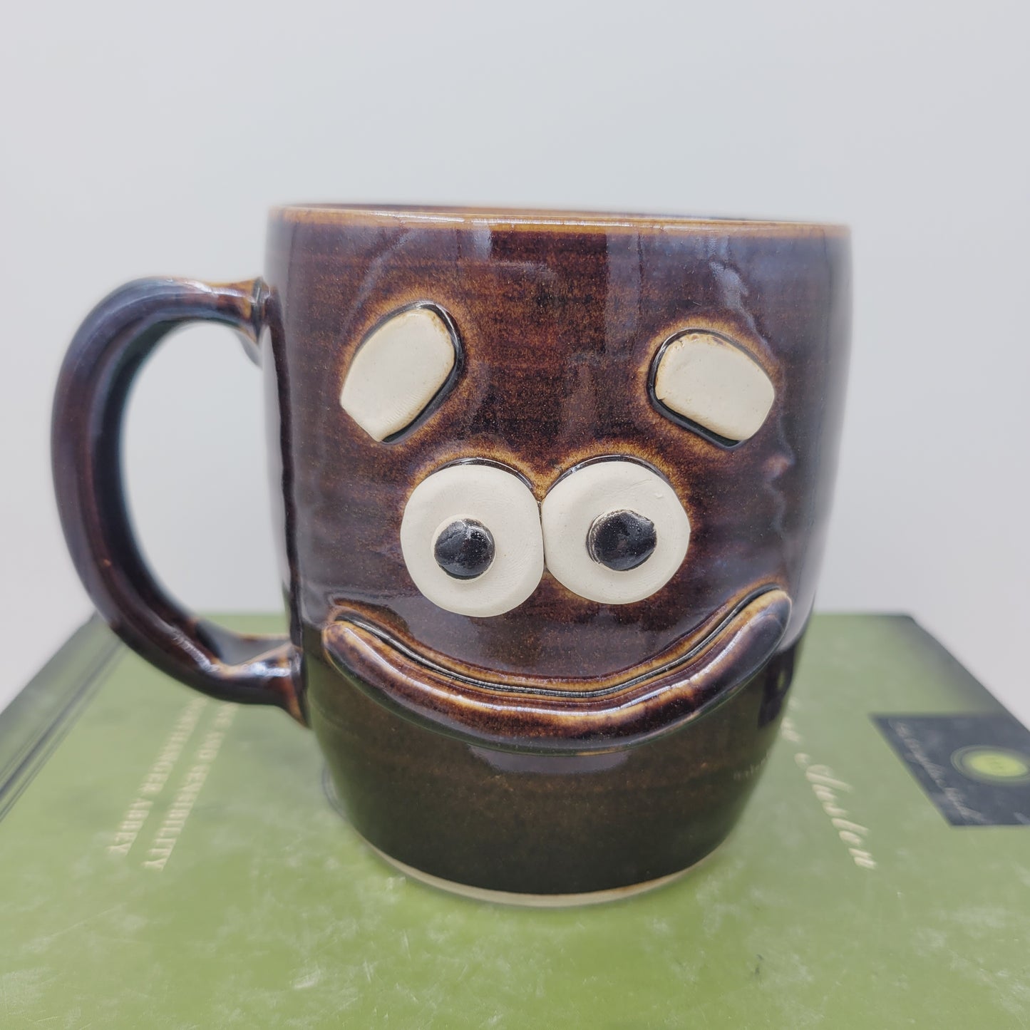 Mischief Maker Mug | Smiley Face Coffee Cup for Funny Morning Pick Me Up | Large  16 Ounces | Nelson Studio Ug Chug Face Mug