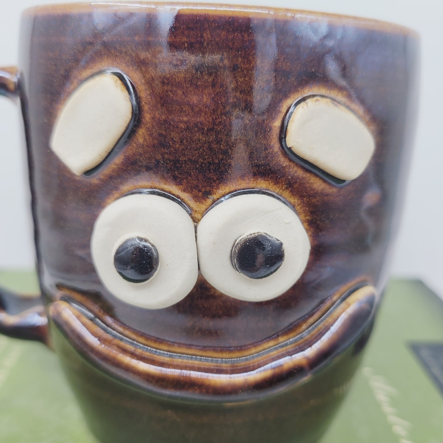 Mischief Maker Mug | Smiley Face Coffee Cup for Funny Morning Pick Me Up | Large  16 Ounces | Nelson Studio Ug Chug Face Mug