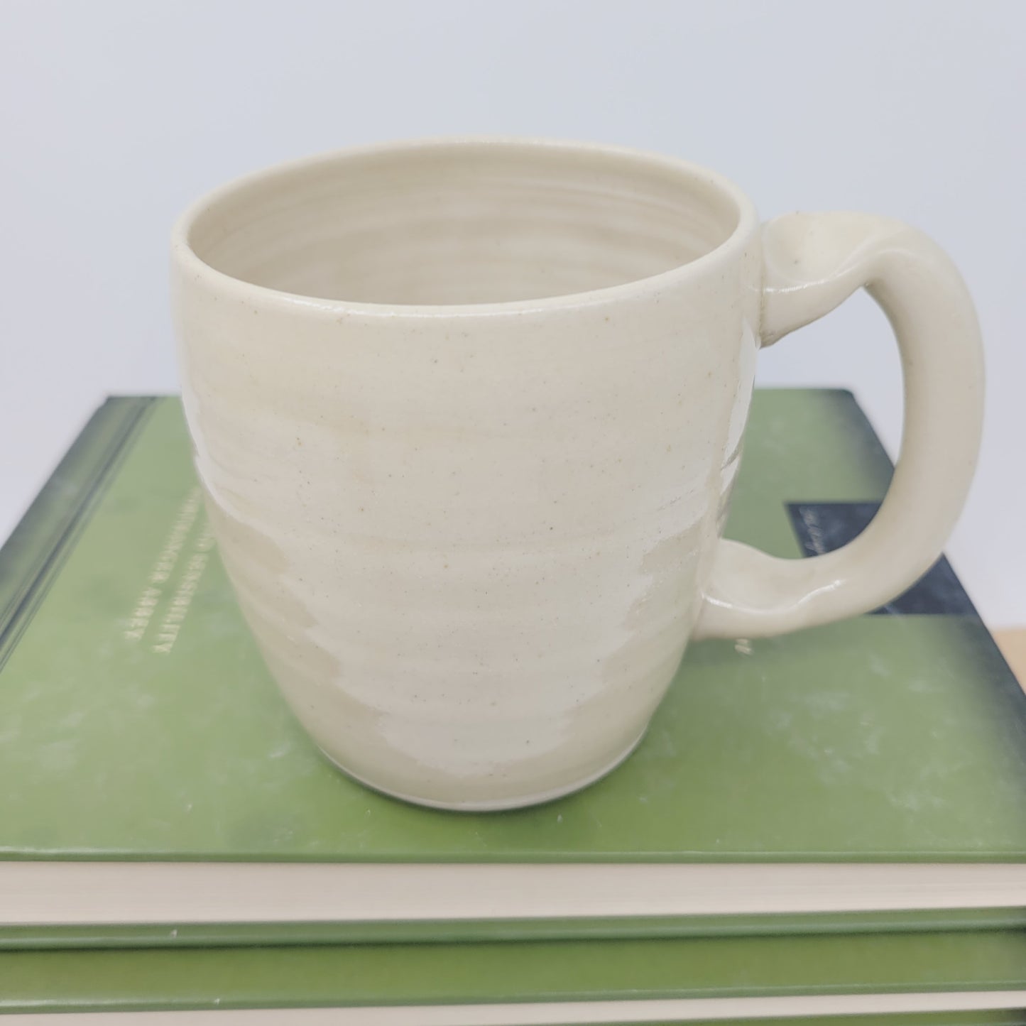 Face Mug with Monocle and Handlebar Mustache | Funny Coffee Cups | Cream 16 Oz Large | Nelson Studio Ug Chug