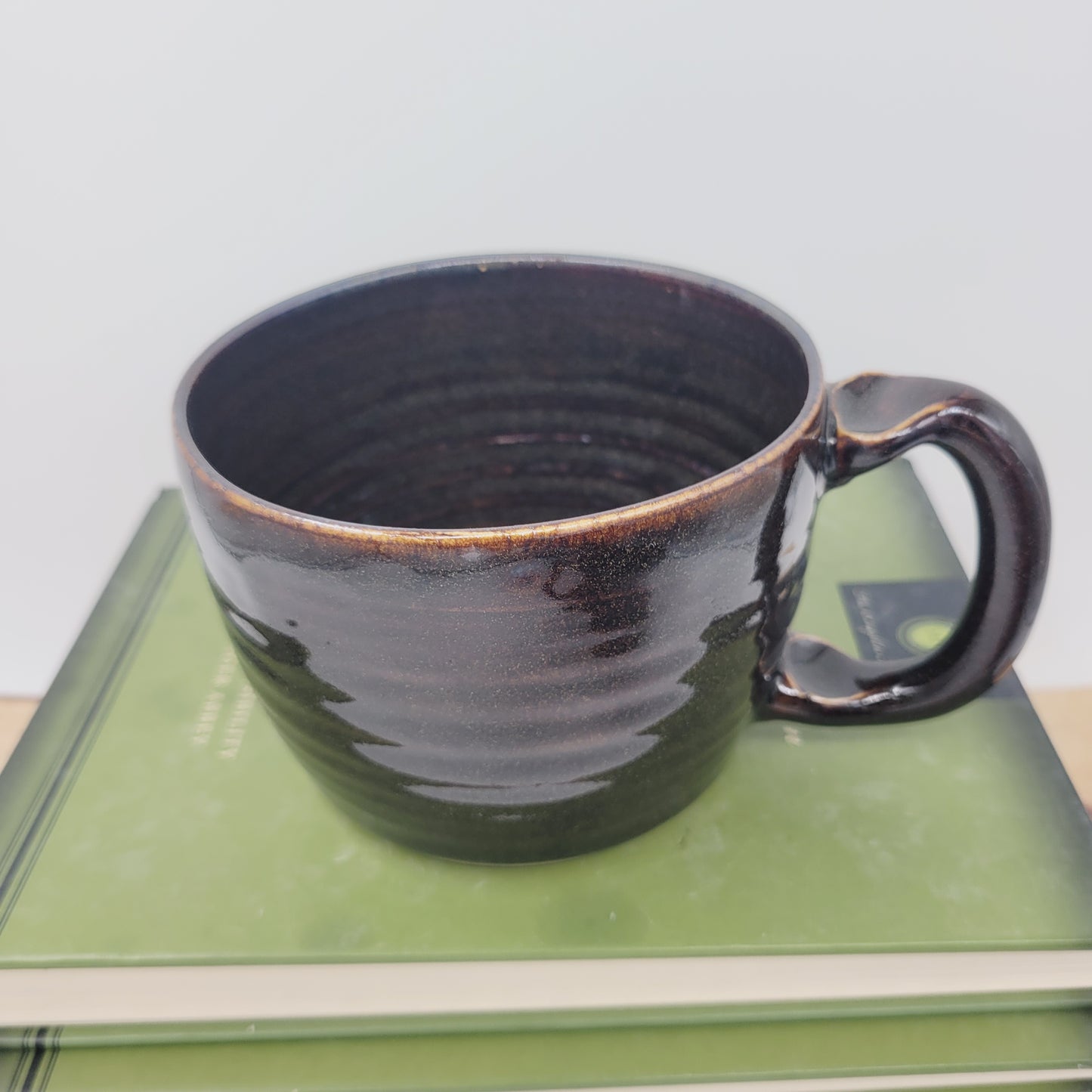 Monster Soup Mug | Doughnut Lover Soup Bowl | Funny Creature Chili Crock | Black