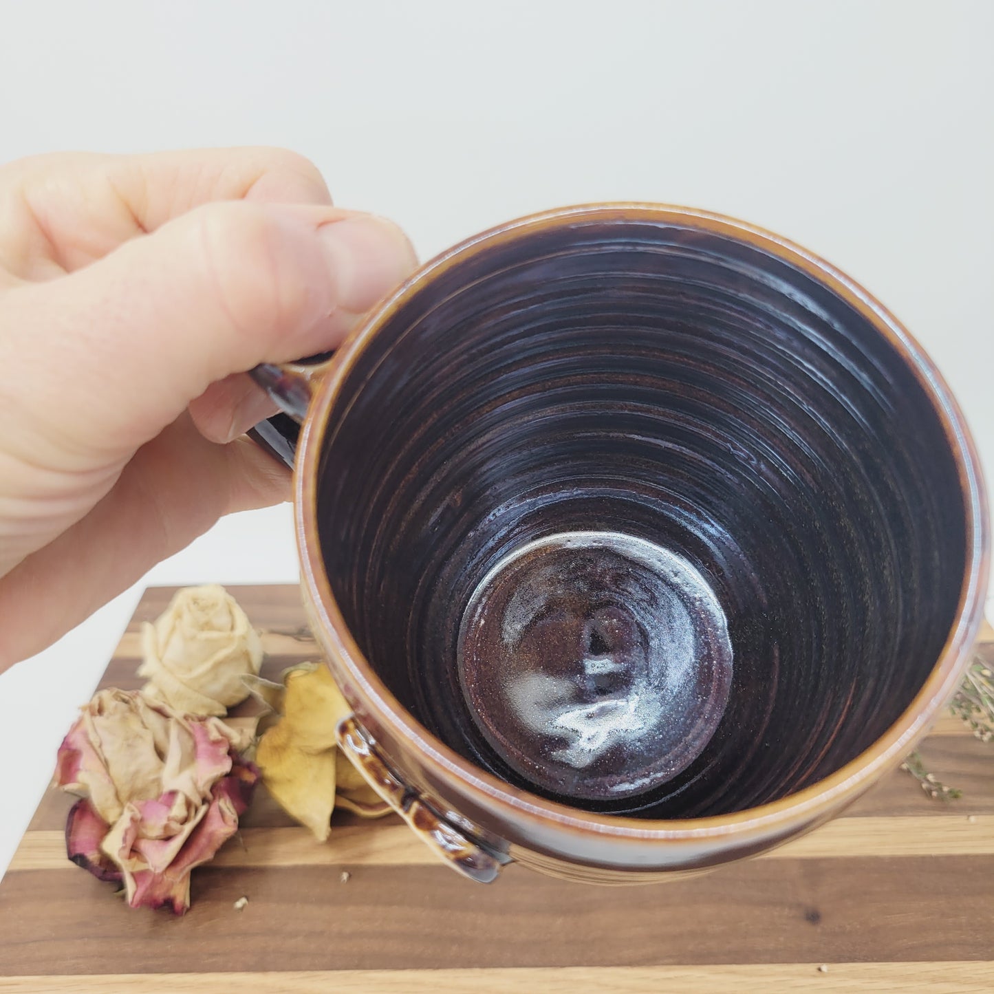 Heart Mug | Black | 16 Oz Coffee Cup | Valentine's Day Gift