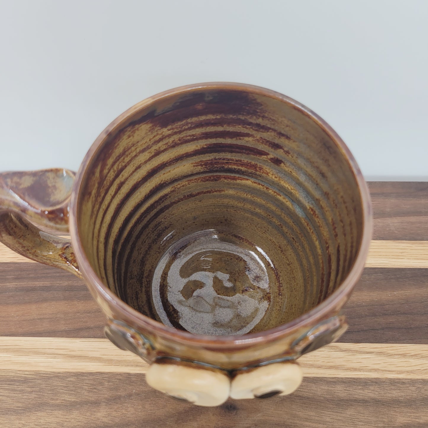 Nelson Studio Ug Chug Surprised Face Mug | Funny Coffee Cups | Rusty Brown | 16 Ounces