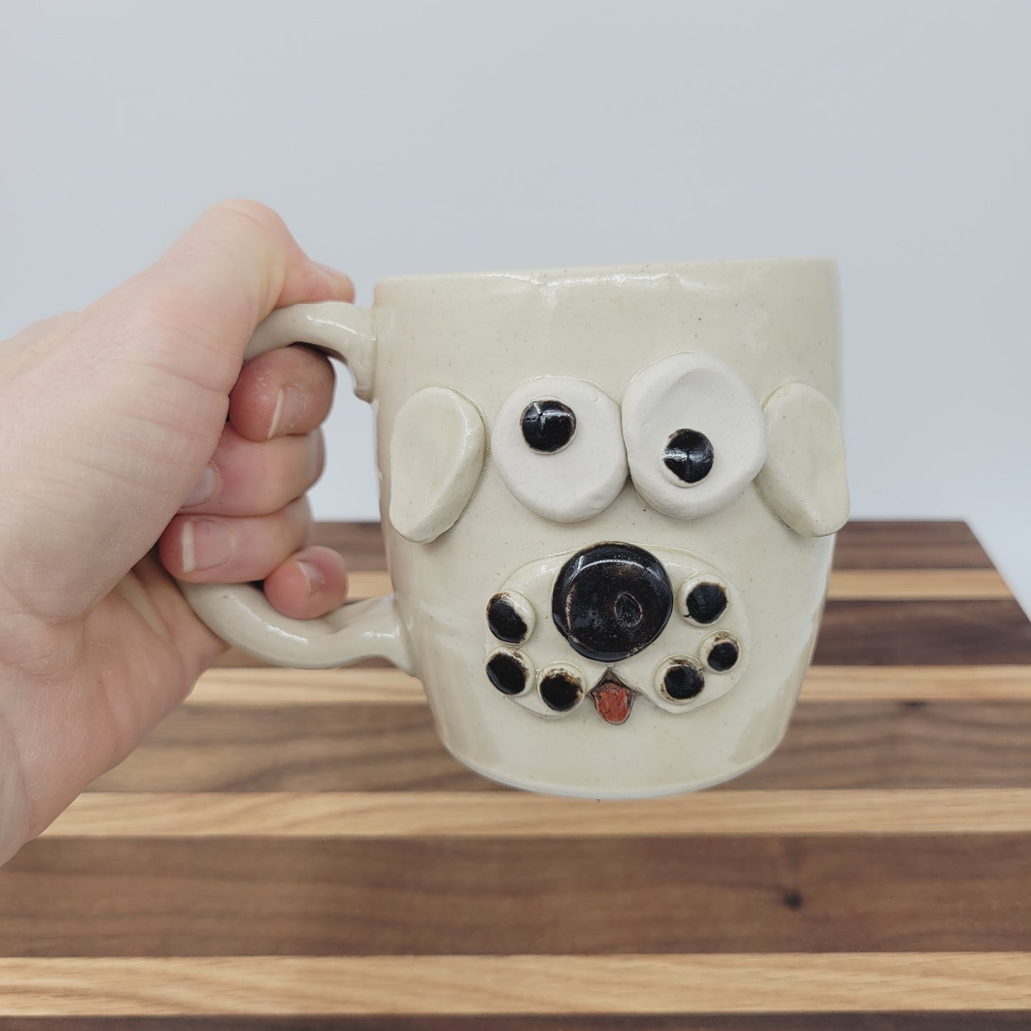 Dog Coffee Cup | Nelson Studio Ug Chug Puppy Face Mug | Canine Pet Owner | Dog Mom Dad
