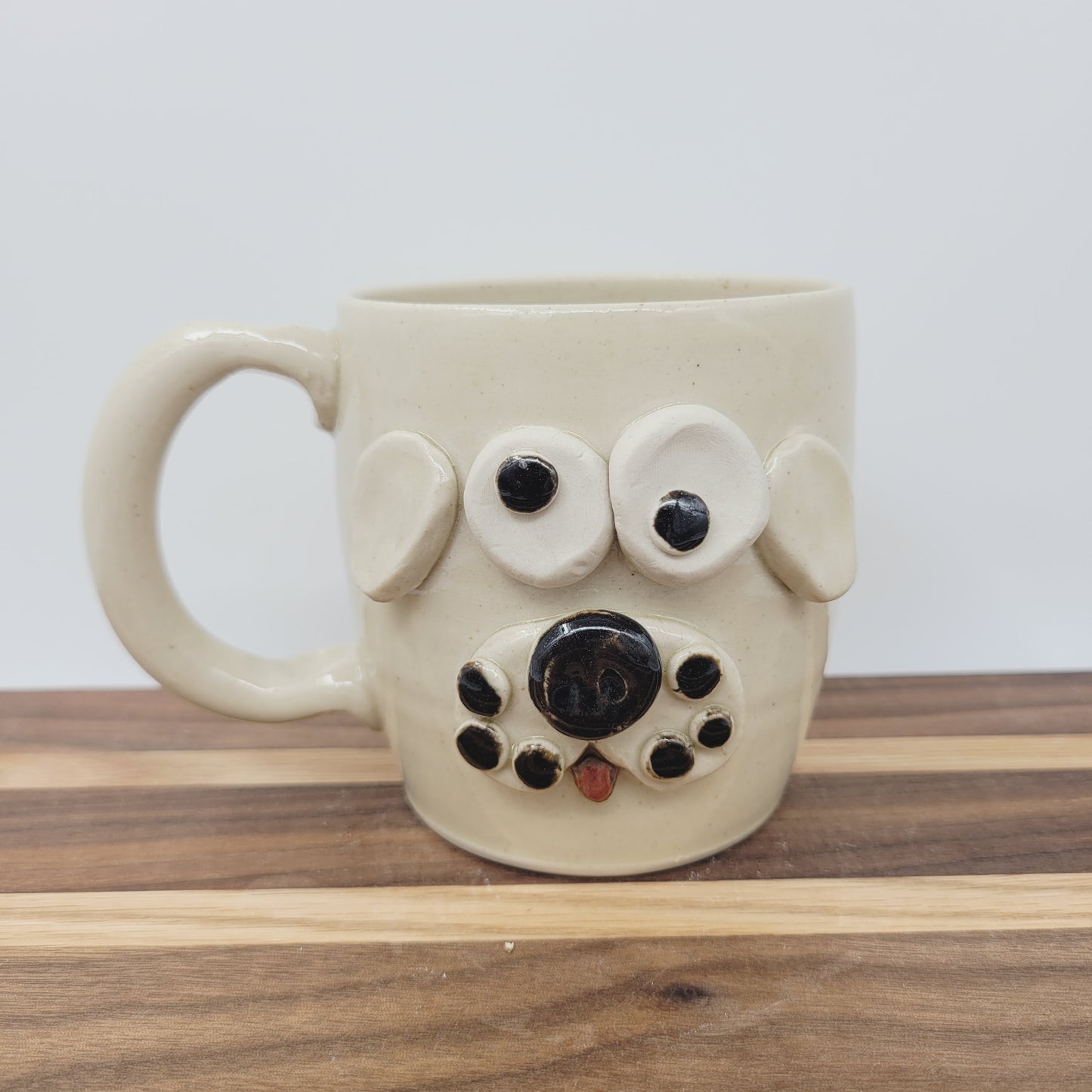 Dog Coffee Cup | Nelson Studio Ug Chug Puppy Face Mug | Canine Pet Owner | Dog Mom Dad