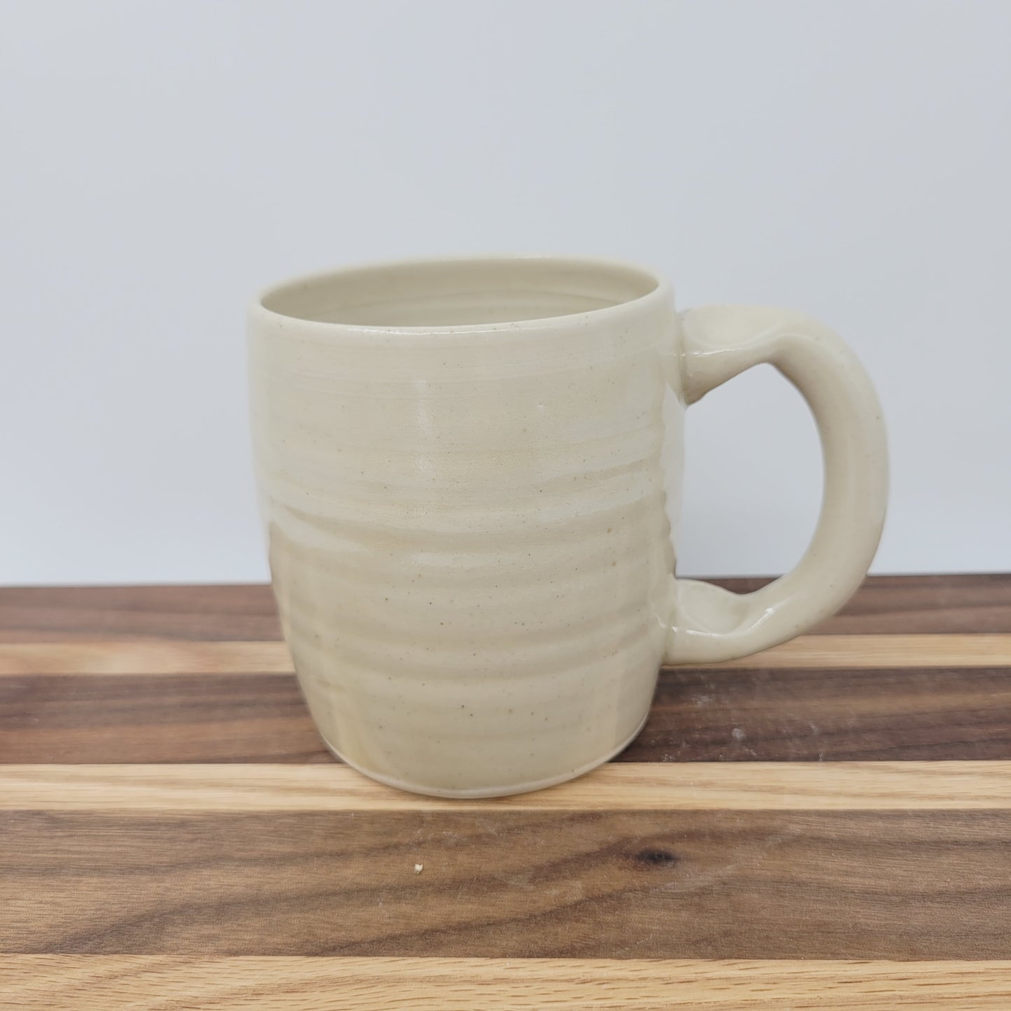 Paintbrush Bushy Mustache Coffee Cup | Creamy Stone 10-12 Ounce Face Mug | Stoneware Clay Pottery | Funny Dad Gifts Nelson Studio Ug Chug