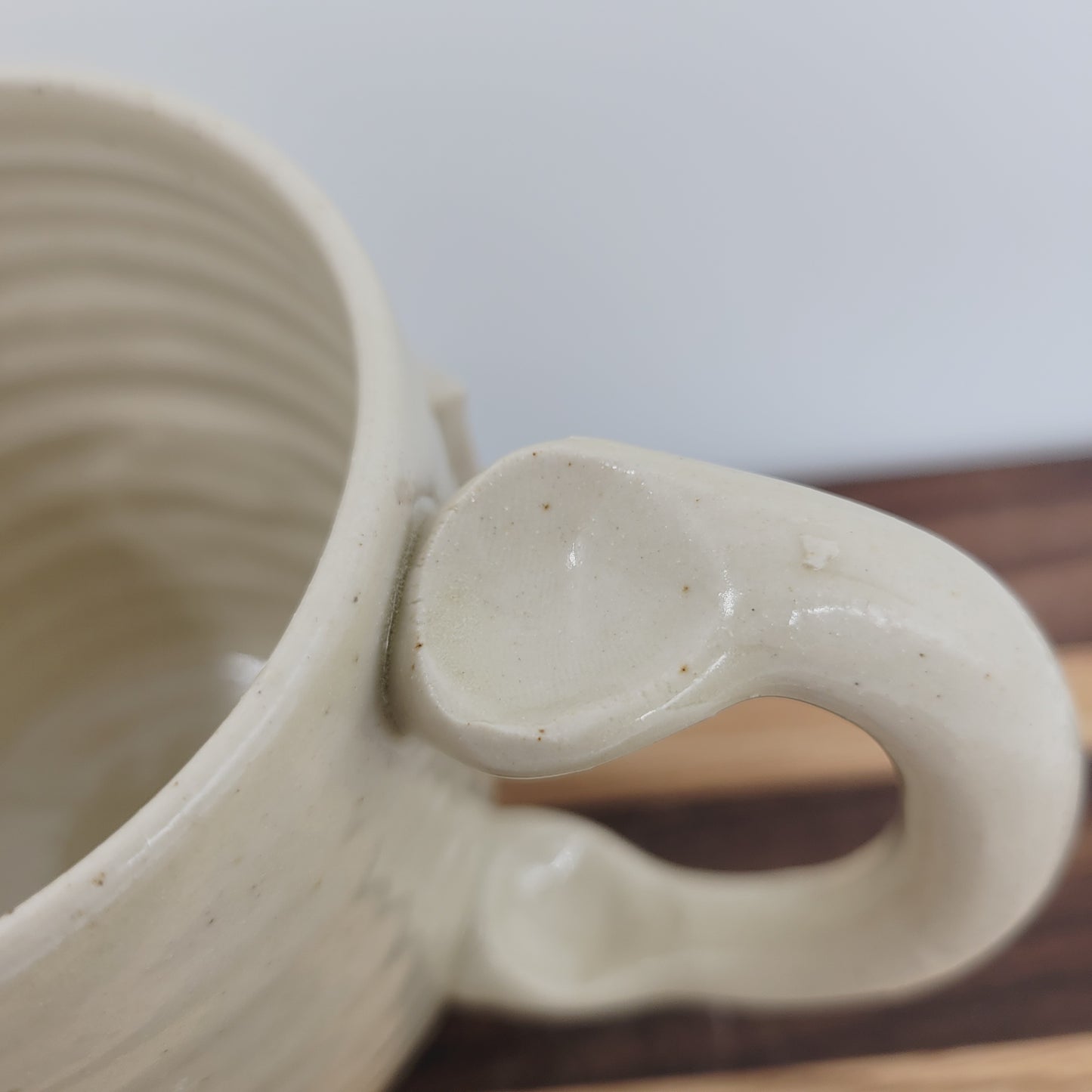 White Cat Face Mug | Cream Kitty Mug | Microwave Dishwasher Safe | 14 Oz | Nelson Studio Ug Chug