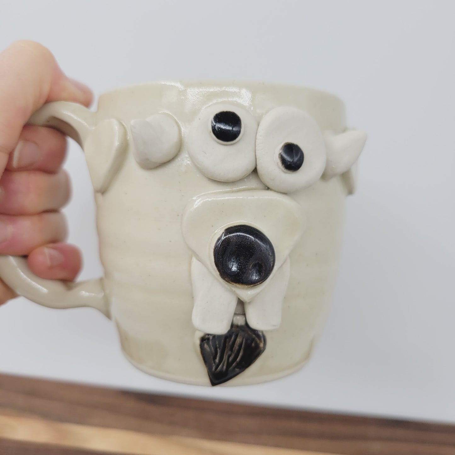 Homesteading Goat Mug | Funny Farm Coffee Cup | Creamy White | Barnyard Animals