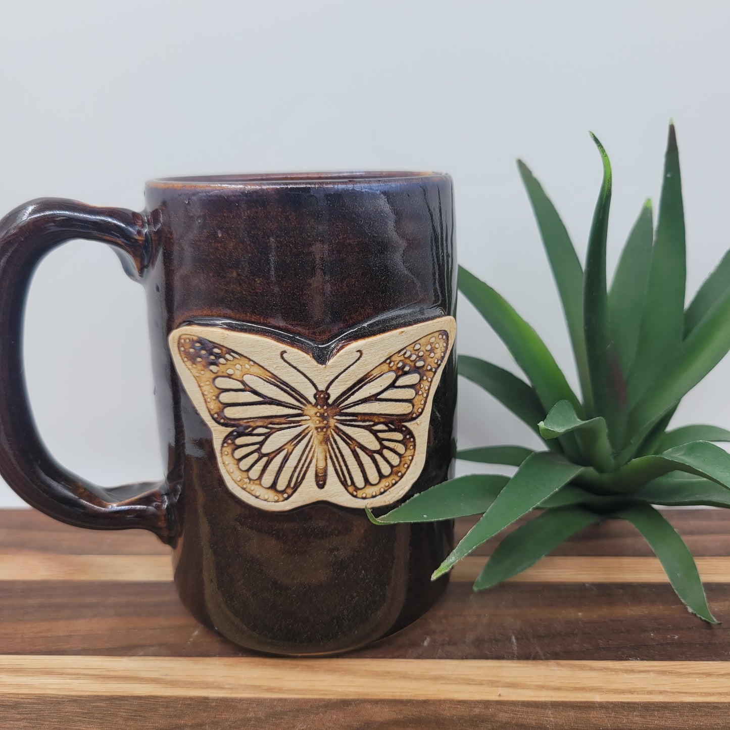 Charming Butterfly Hot Tea Mug  | Mother's Day Coffee Cup | Spring