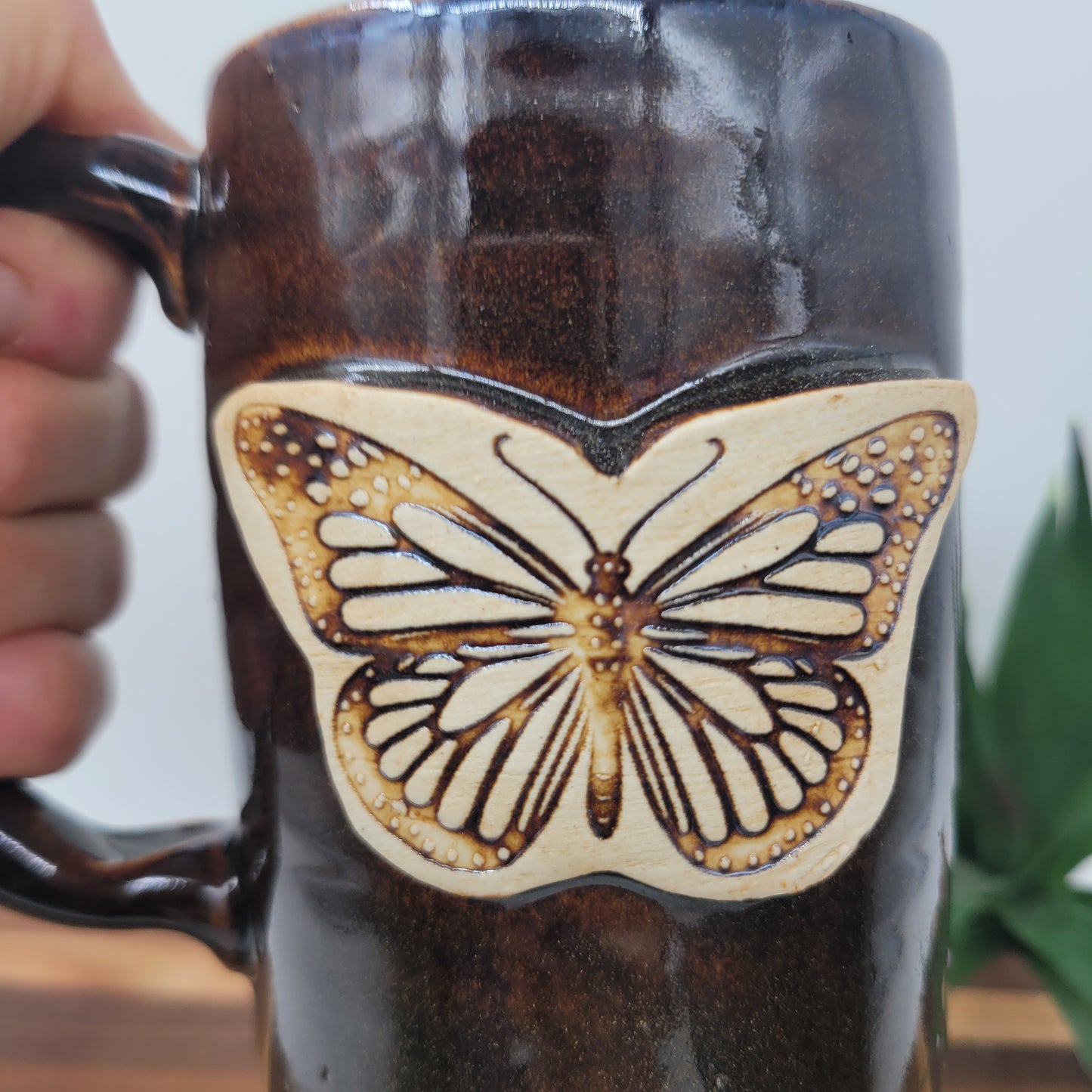 Charming Butterfly Hot Tea Mug  | Mother's Day Coffee Cup | Spring
