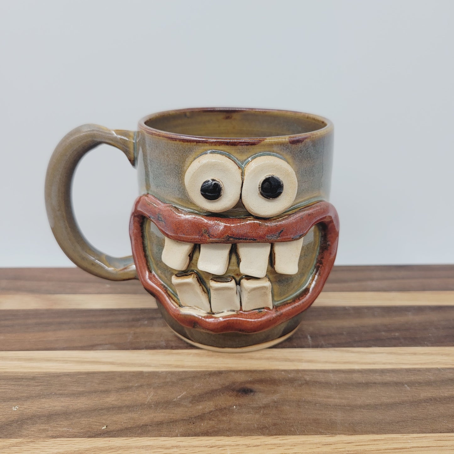 Doctor Coffee Cups | Medium | Stoneware Pottery | Funny Face Mugs | Nelson Studio Ug Chug Face Mug