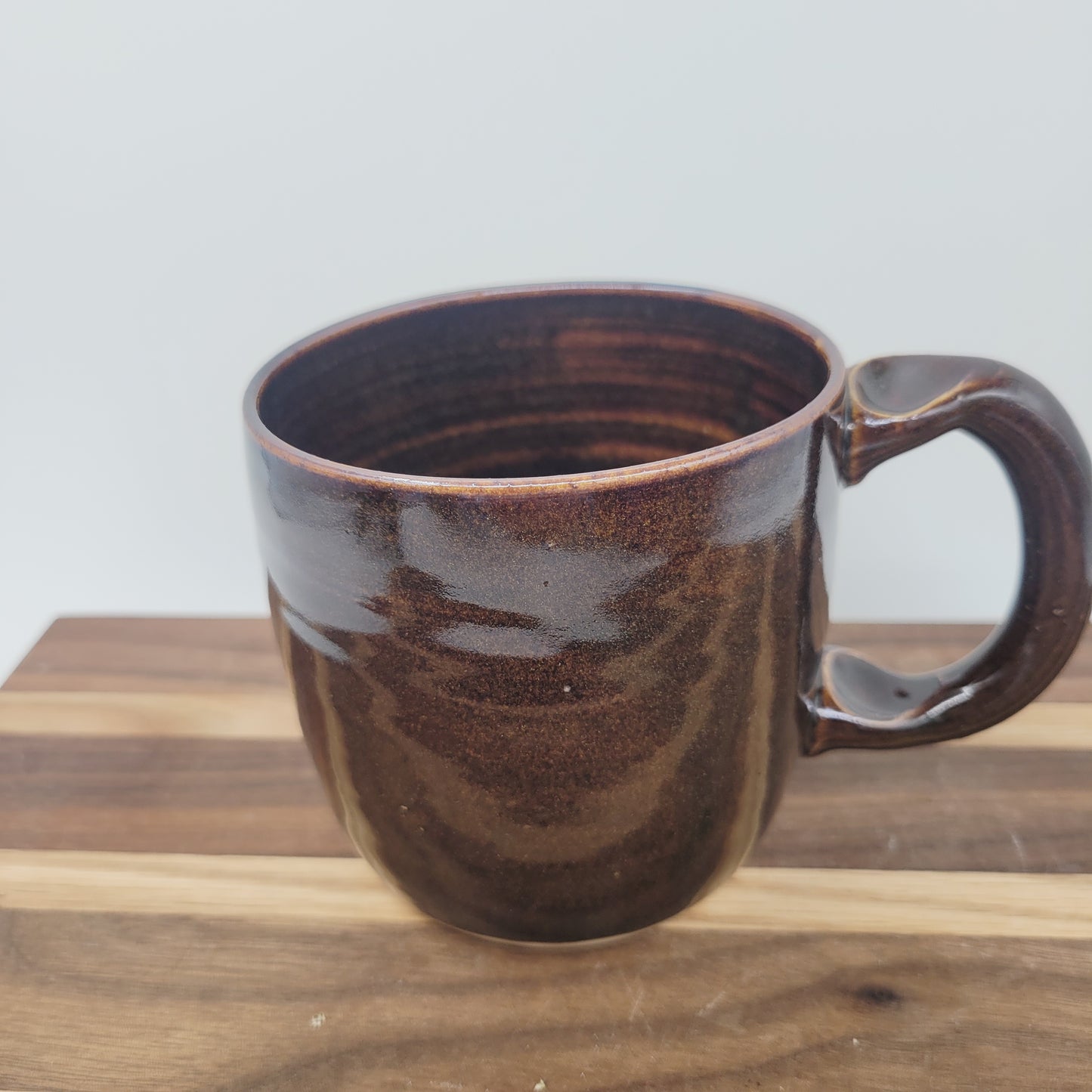 Taco Lover Coffee Cup | Handmade Pottery Face Mug | Funny Man Gift | Ceramic Stoneware | Chocolate