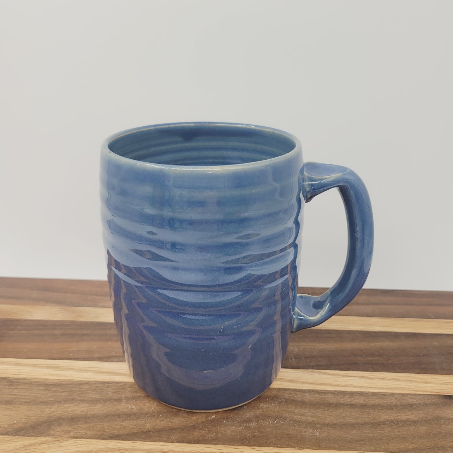 Man's Beard Mug | Blue Mustache Coffee Cup | Hairy Man Gift | Huge 20 Ounces