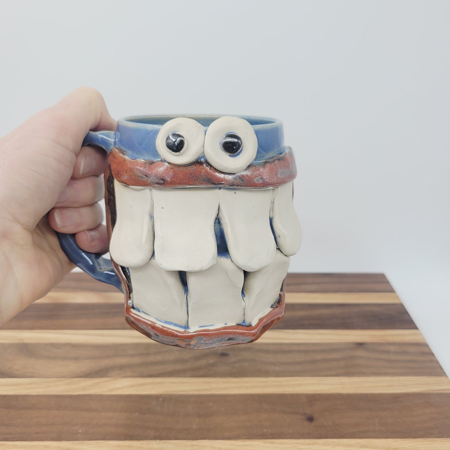 Dentist Coffee Cup| Nelson Studio Stoneware Pottery | Handmade Ug Chug Face Mug