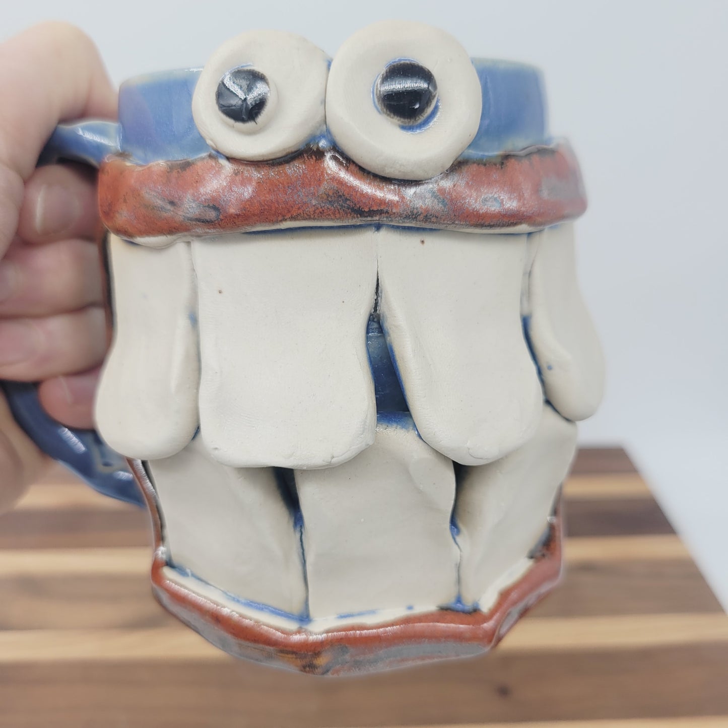 Dentist Coffee Cup| Nelson Studio Stoneware Pottery | Handmade Ug Chug Face Mug