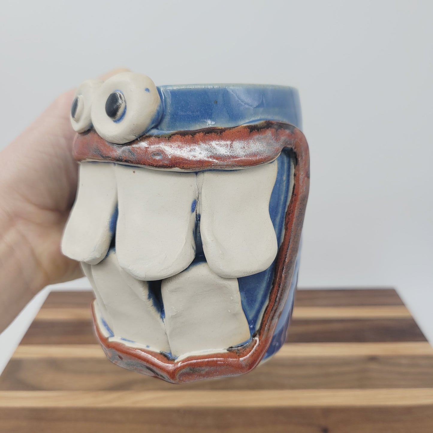 Dentist Coffee Cup| Nelson Studio Stoneware Pottery | Handmade Ug Chug Face Mug