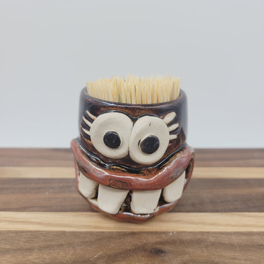 Mini Glass | Handmade Stoneware Toothpick Holder | Paperclip Cup