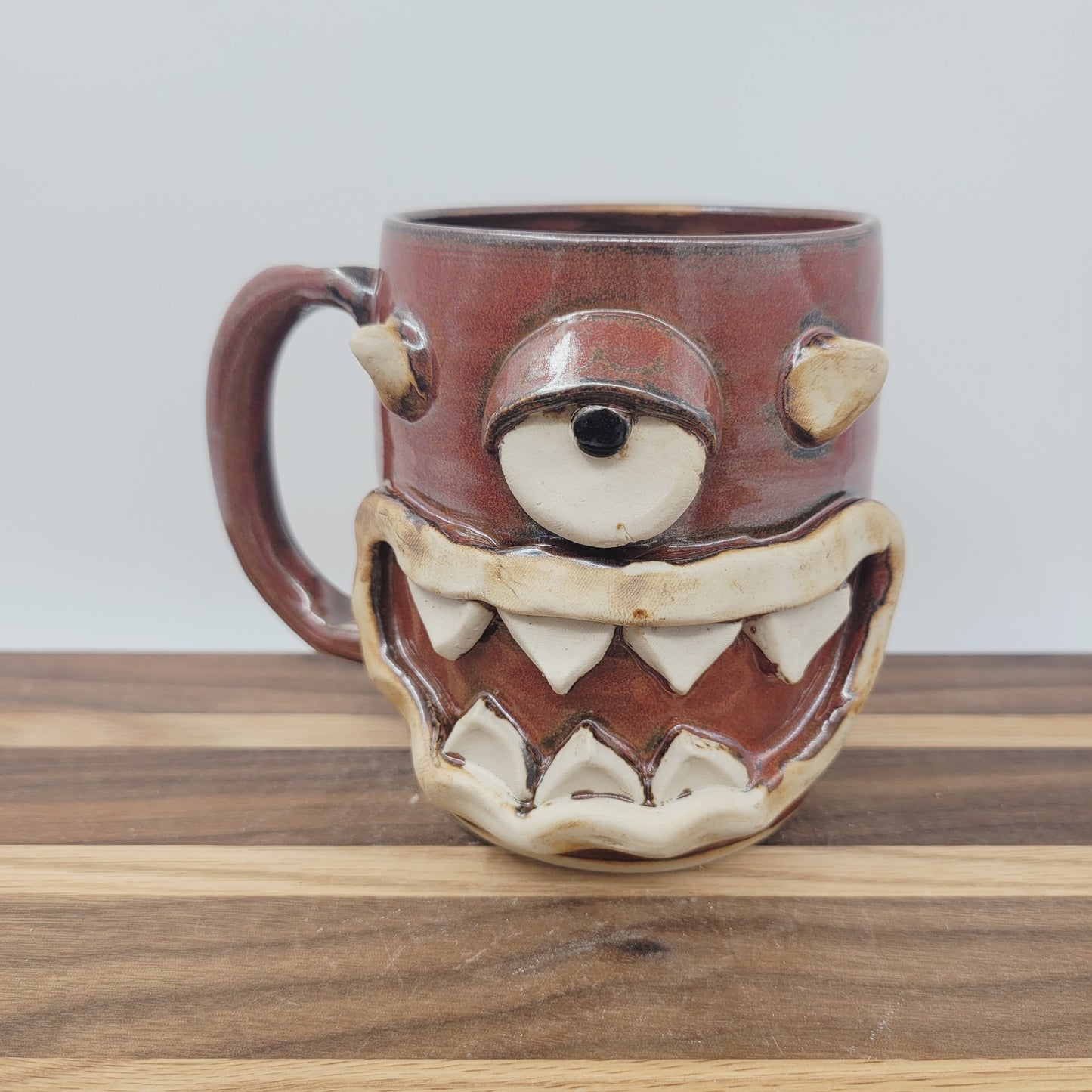 Doughnut Loving Monster Mug | Funny Creature Coffee Cup | 16 Oz | Nelson Studio Ug Chug
