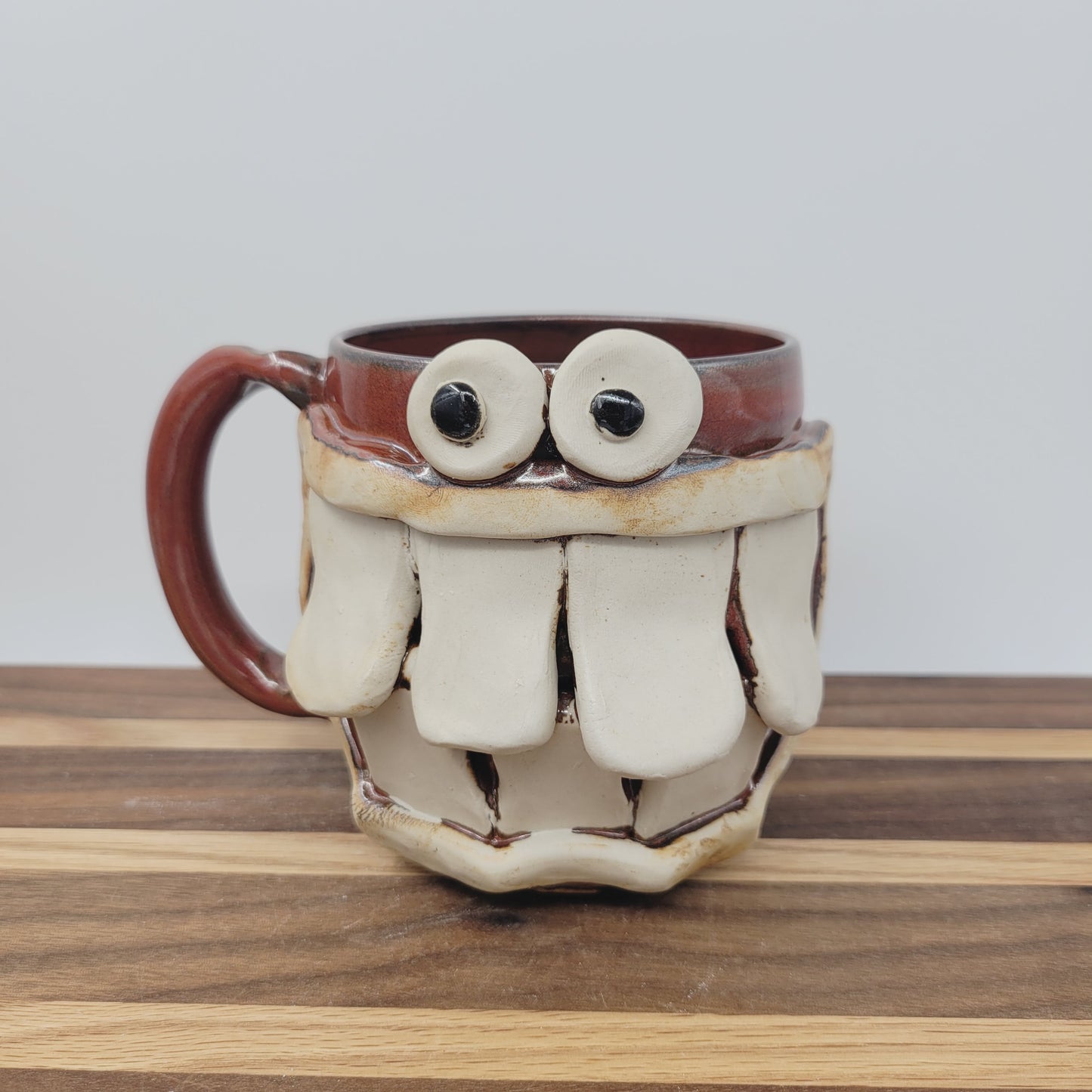 Foodie Pastry Chef Gifts | Handmade Pottery Coffee Cups | Unique Handmade Face Mug