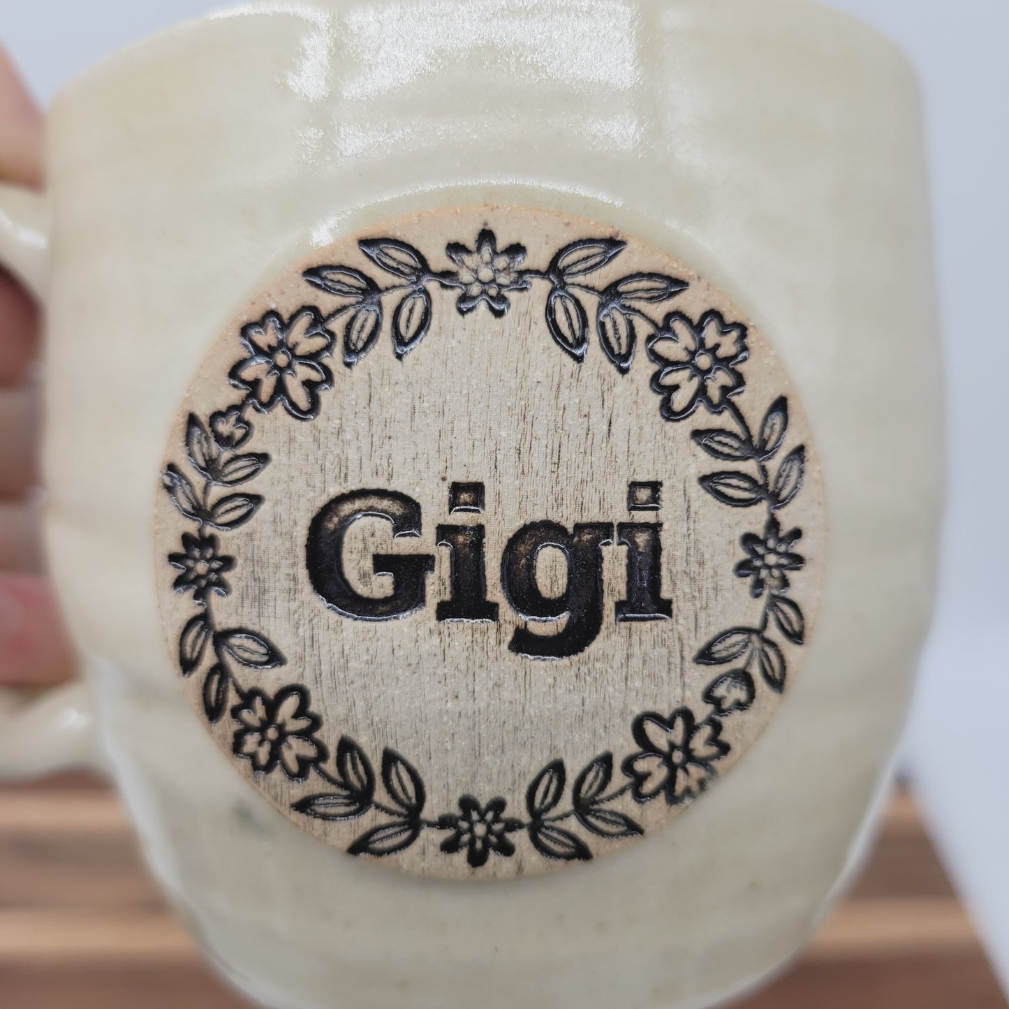Gigi Mug | Handmade Stoneware Pottery | Creamy White